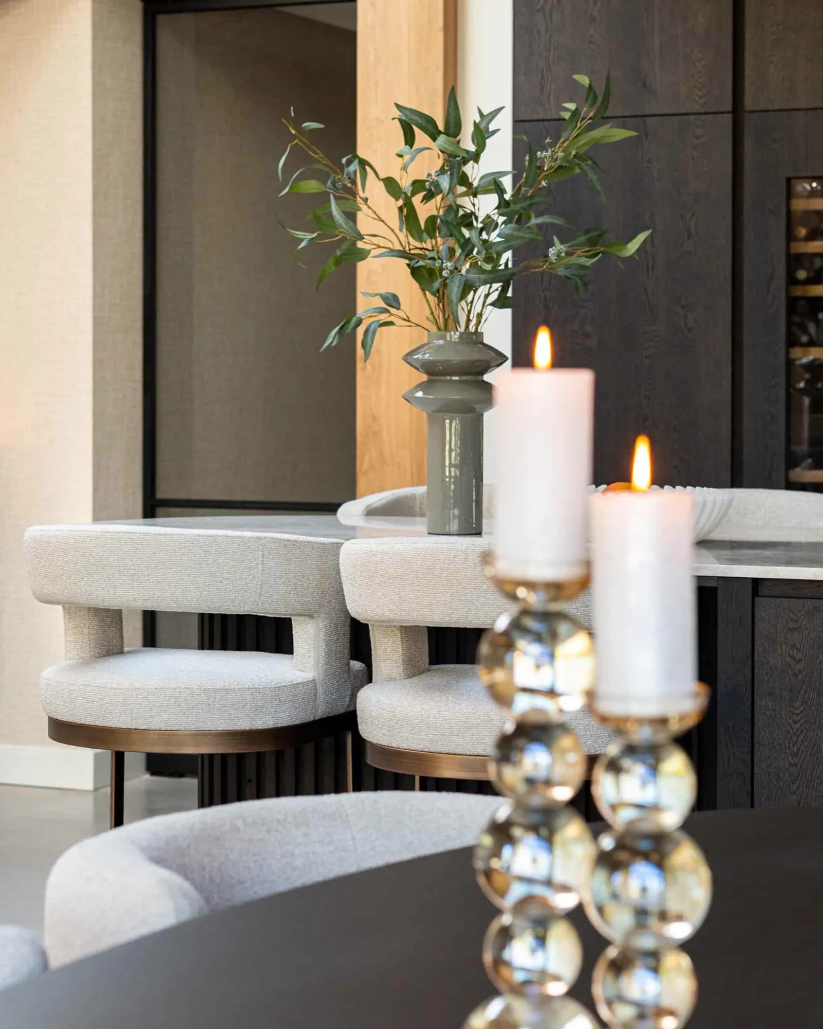 Bar stool Ellis biscotti - Richmond Interiors