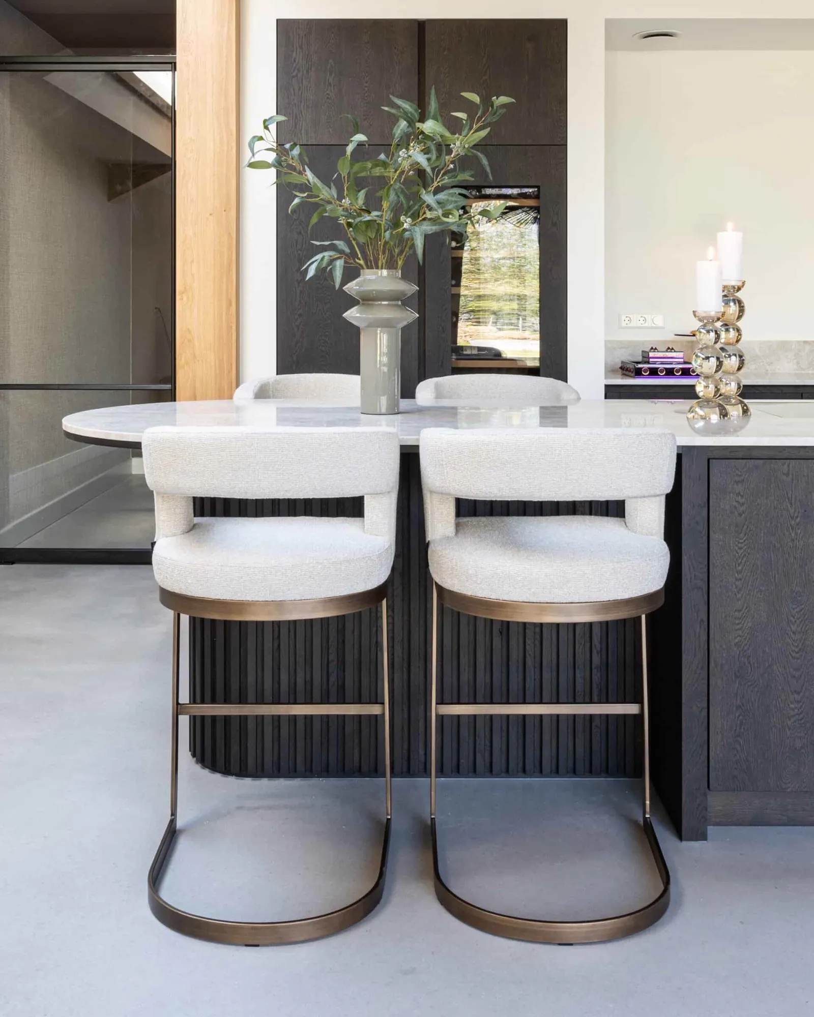 Bar stool Ellis biscotti - Richmond Interiors