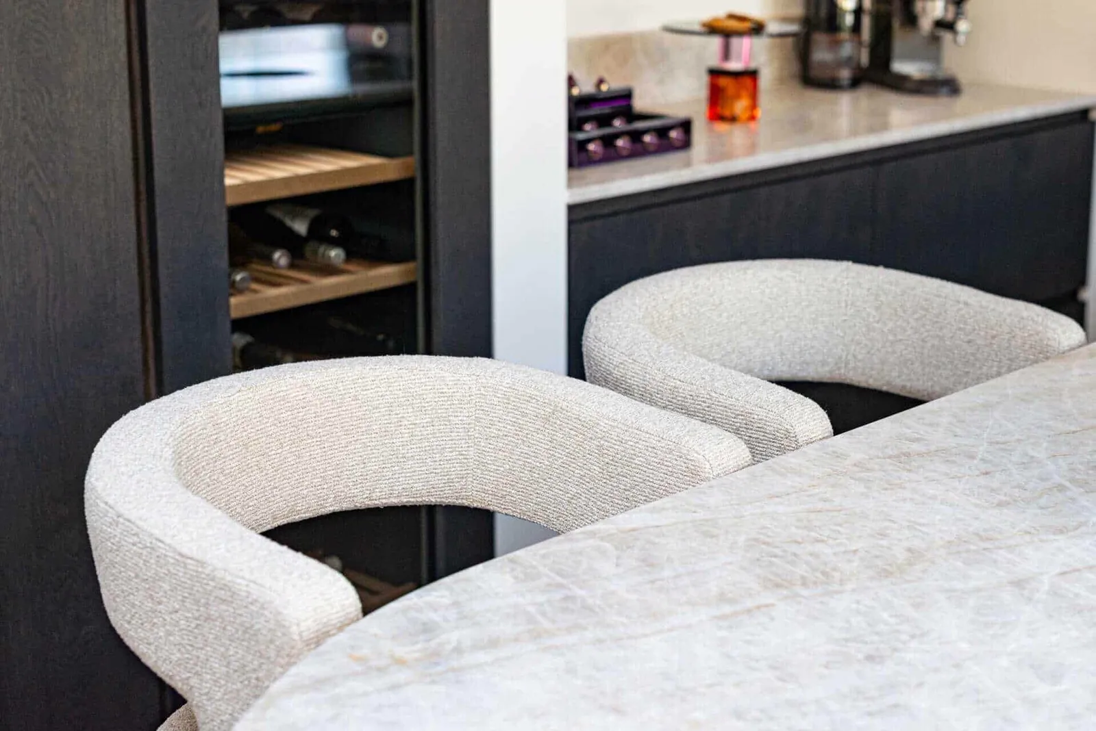 Bar stool Ellis biscotti - Richmond Interiors