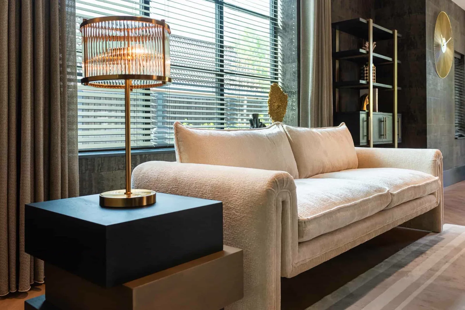 Cambon Wall Cabinet dark coffee - Richmond Interiors