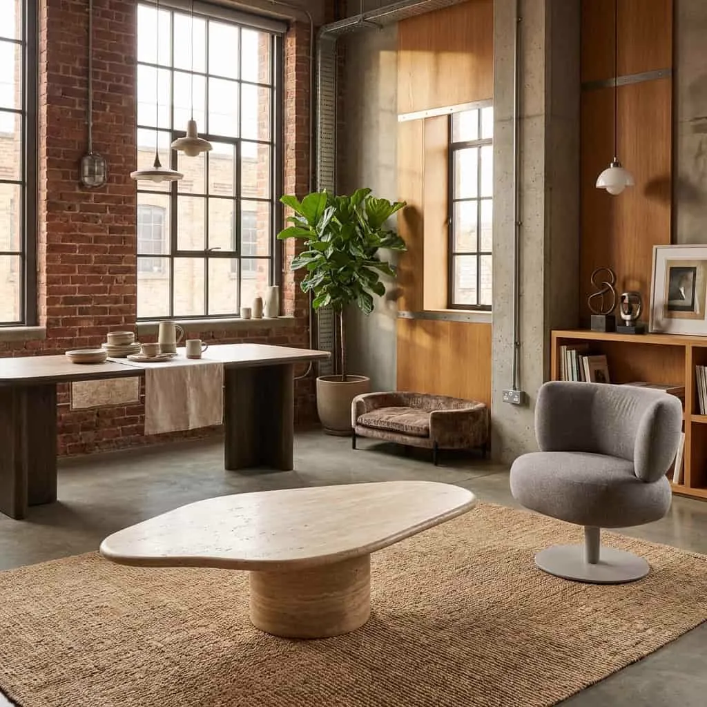 Couchtisch Fictus beige 130 - Richmond Interiors