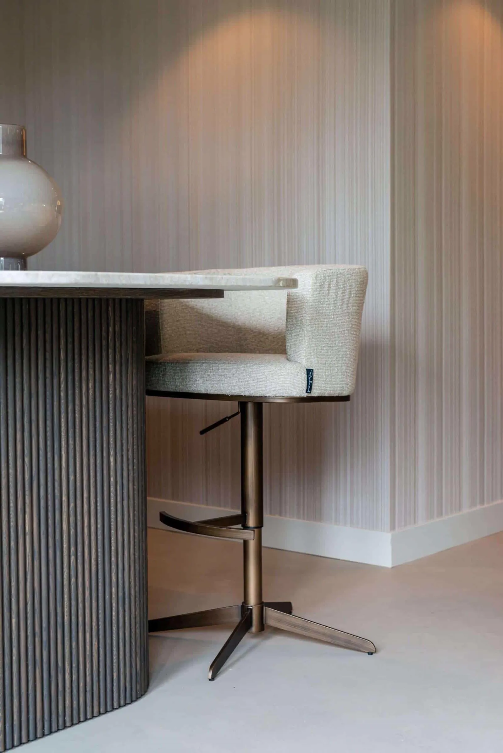 Cheyenne Bar Stool biscotti swivel - Richmond Interiors