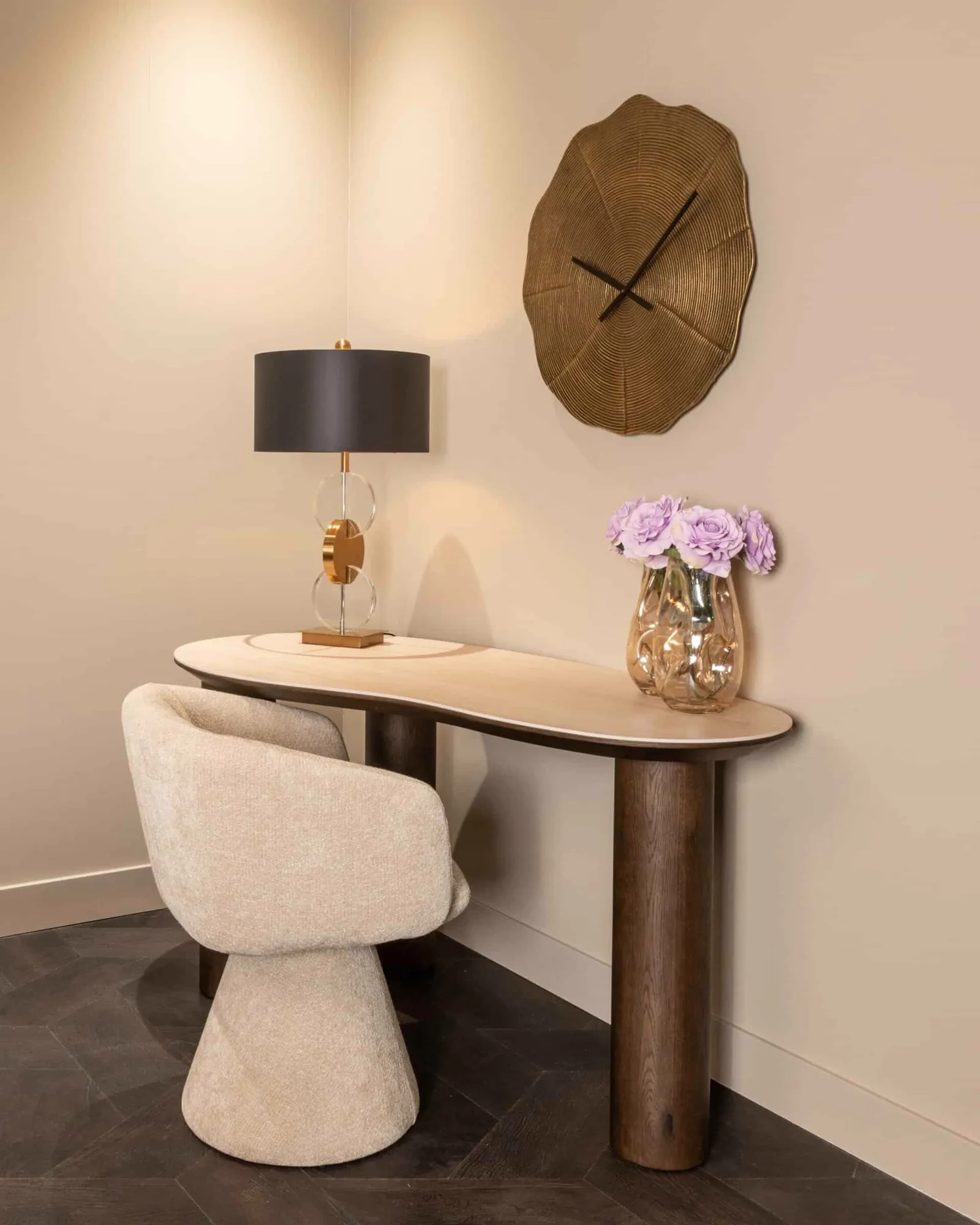 Dining chair Madeline cream unicorn swivel - Richmond Interiors