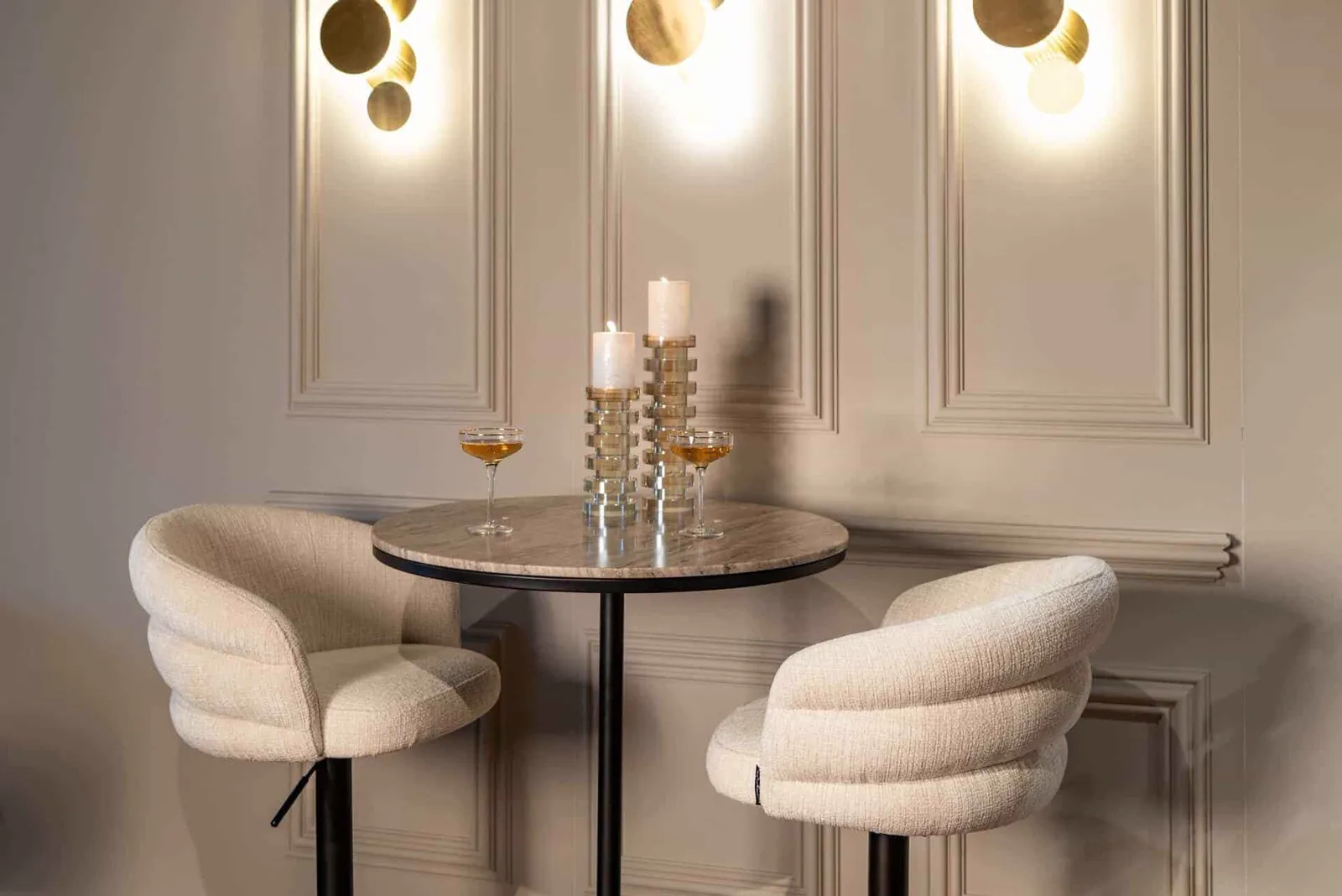 Collin Wall Light brushed gold - Richmond Interiors