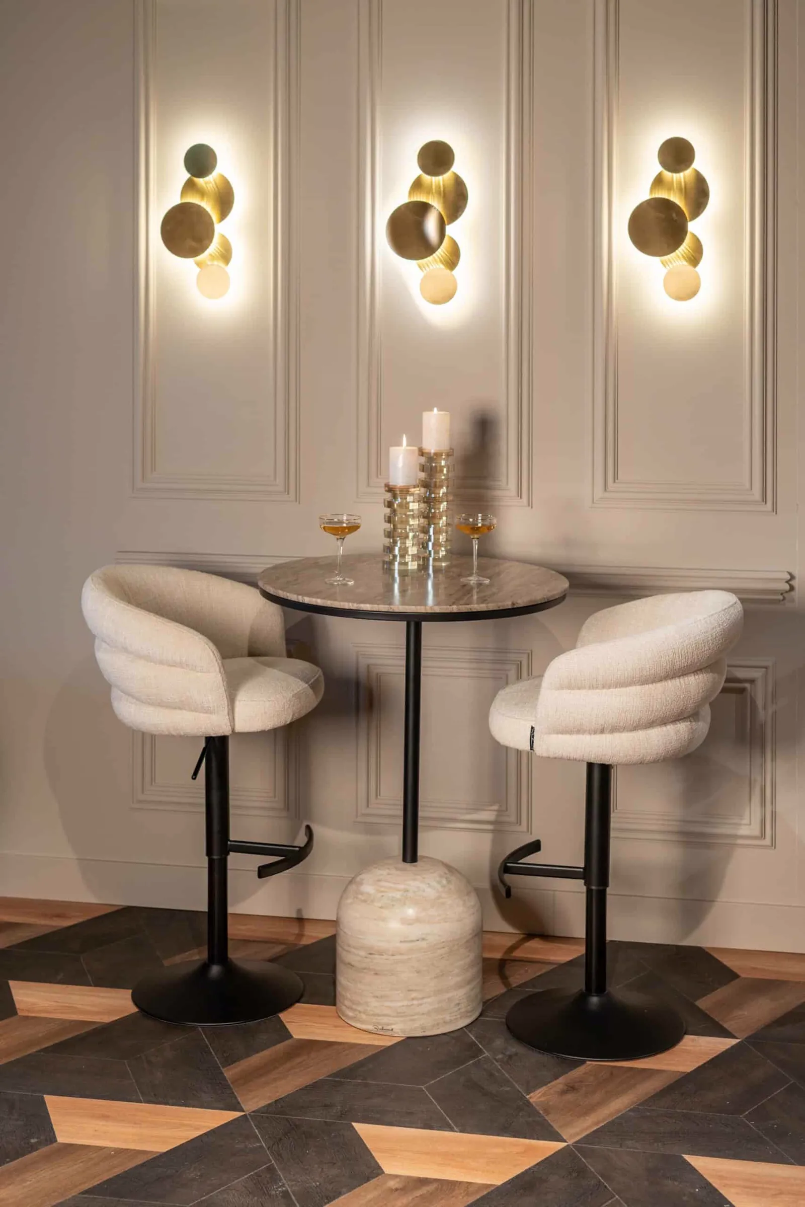 Collin Wall Light brushed gold - Richmond Interiors