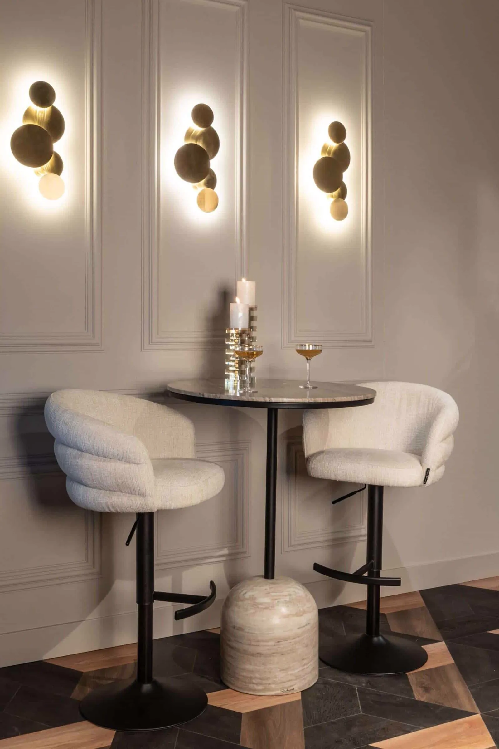 Collin Wall Light brushed gold - Richmond Interiors