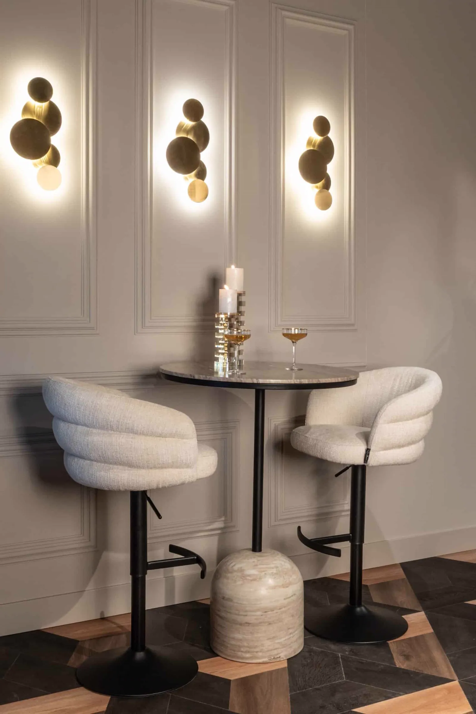 Collin Wall Light brushed gold - Richmond Interiors