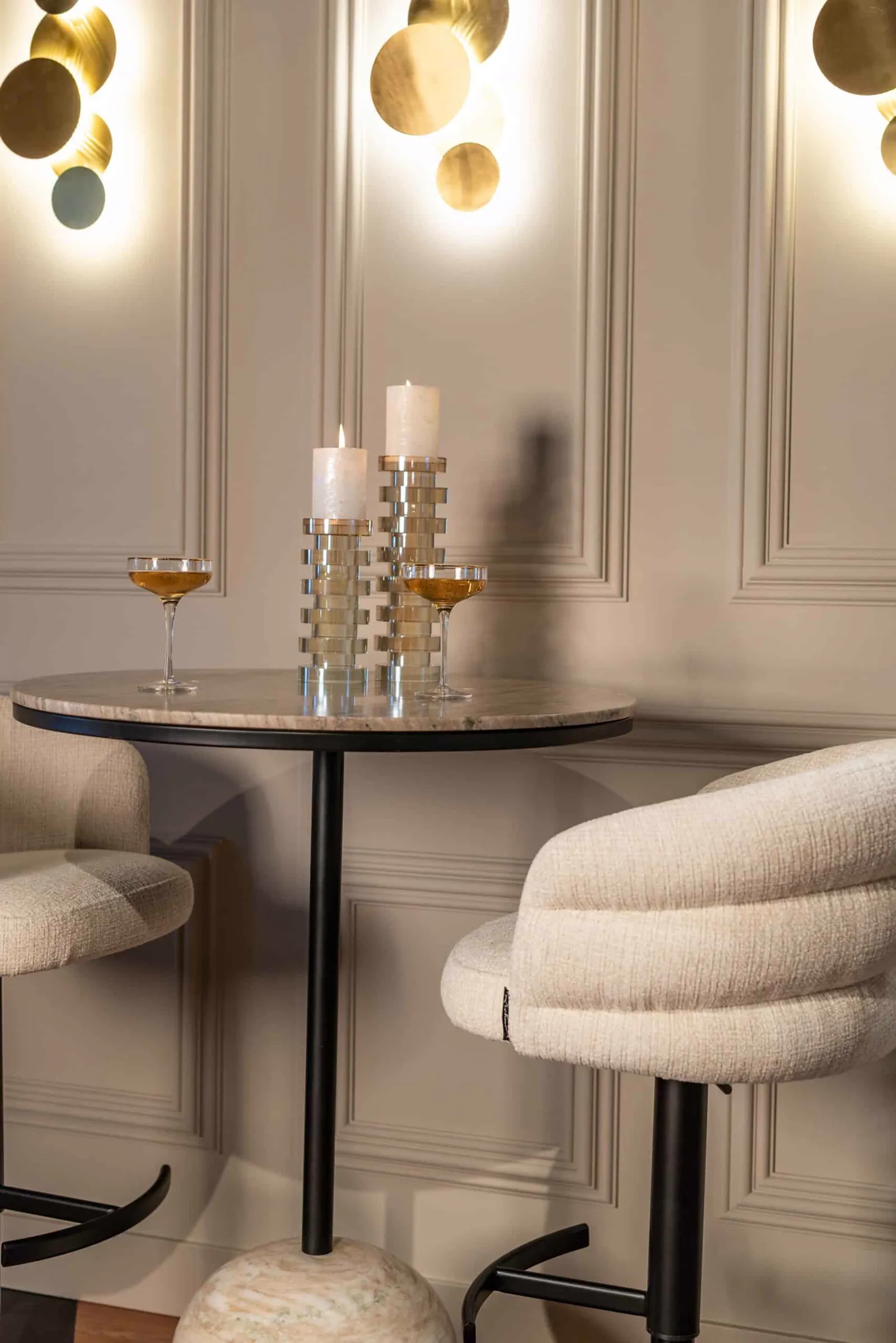 Collin Wall Light brushed gold - Richmond Interiors