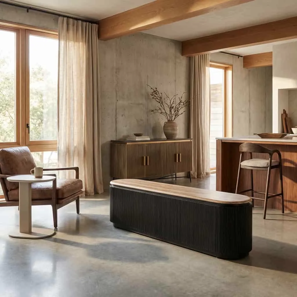 TV Unit Russo brown 4-doors - Richmond Interiors