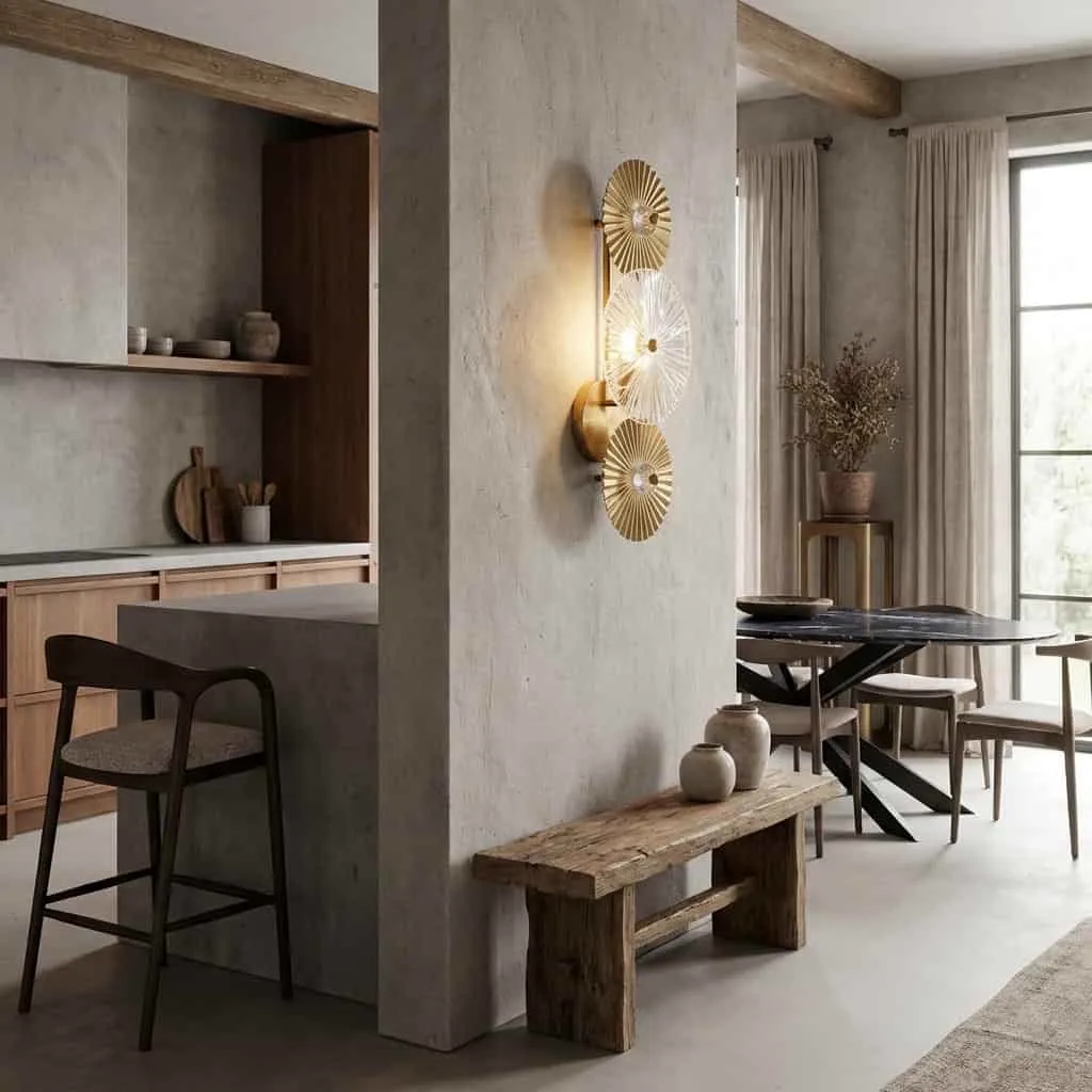 Wandleuchte Aidan brushed gold - Richmond Interiors