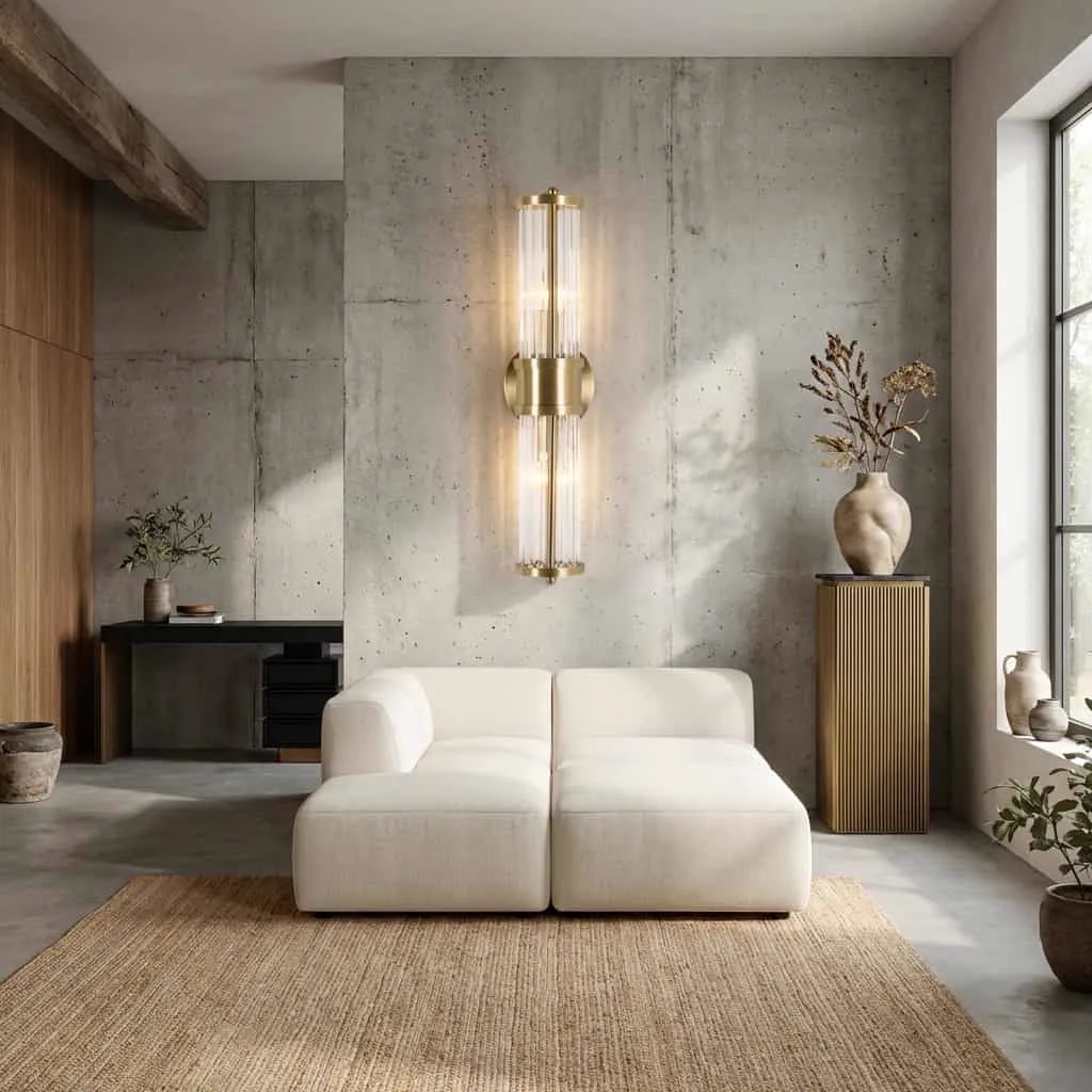 Wandlamp Lyan brushed gold