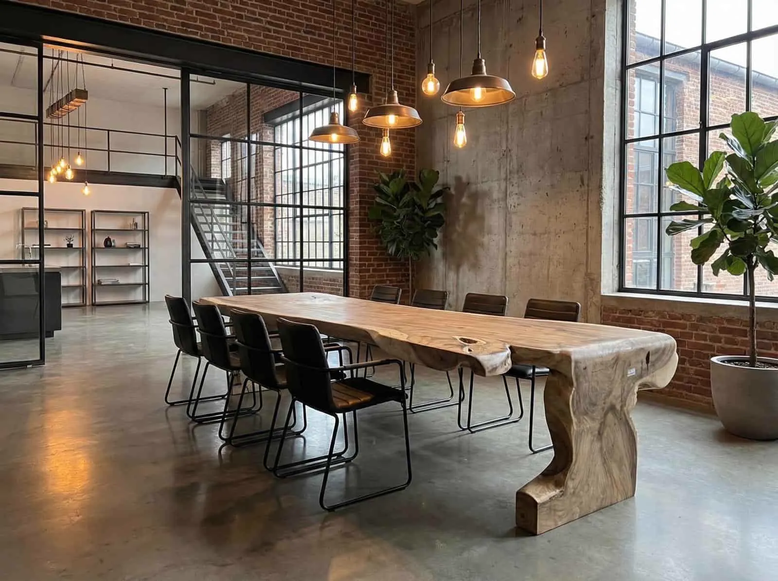 Waterfall Table Suar Wood | 352cm - World of Brosi