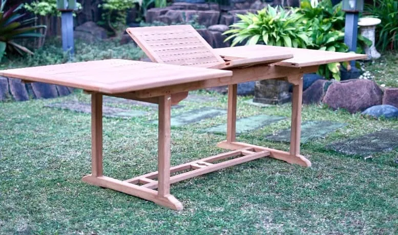 Garden Table Table Extension Square 180/240 cm - Livingfurn