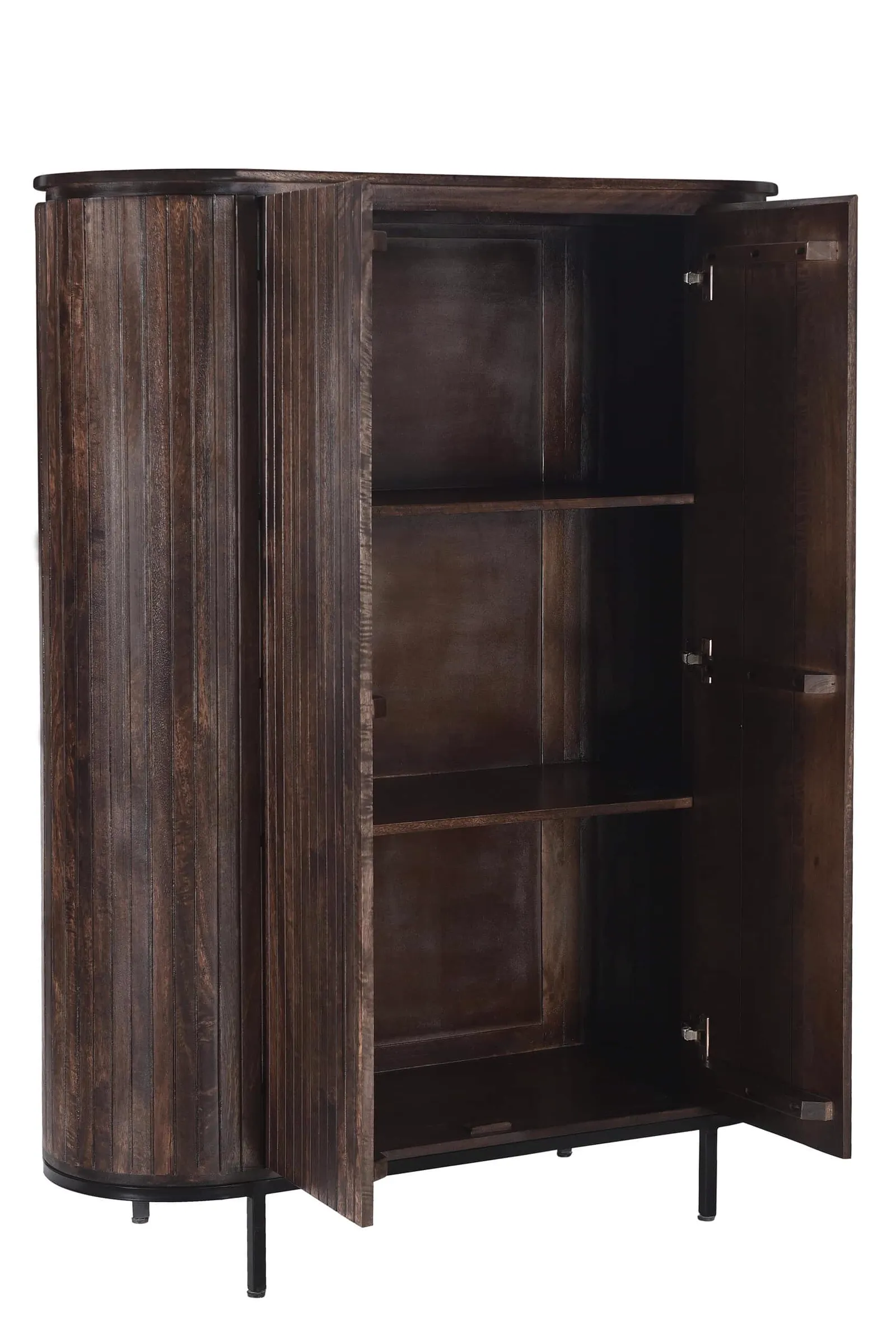 Storage Cabinet Noor Walnut 150cm - Livingfurn