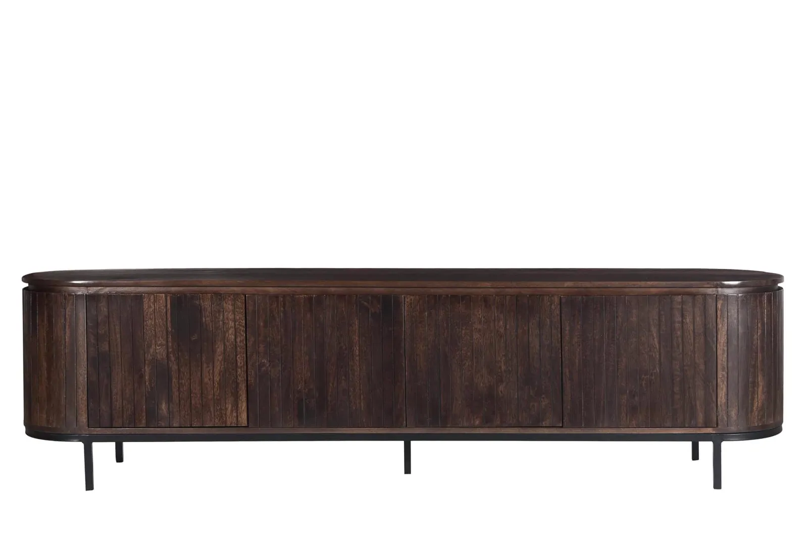 Noor Walnut TV Unit 210cm - Livingfurn