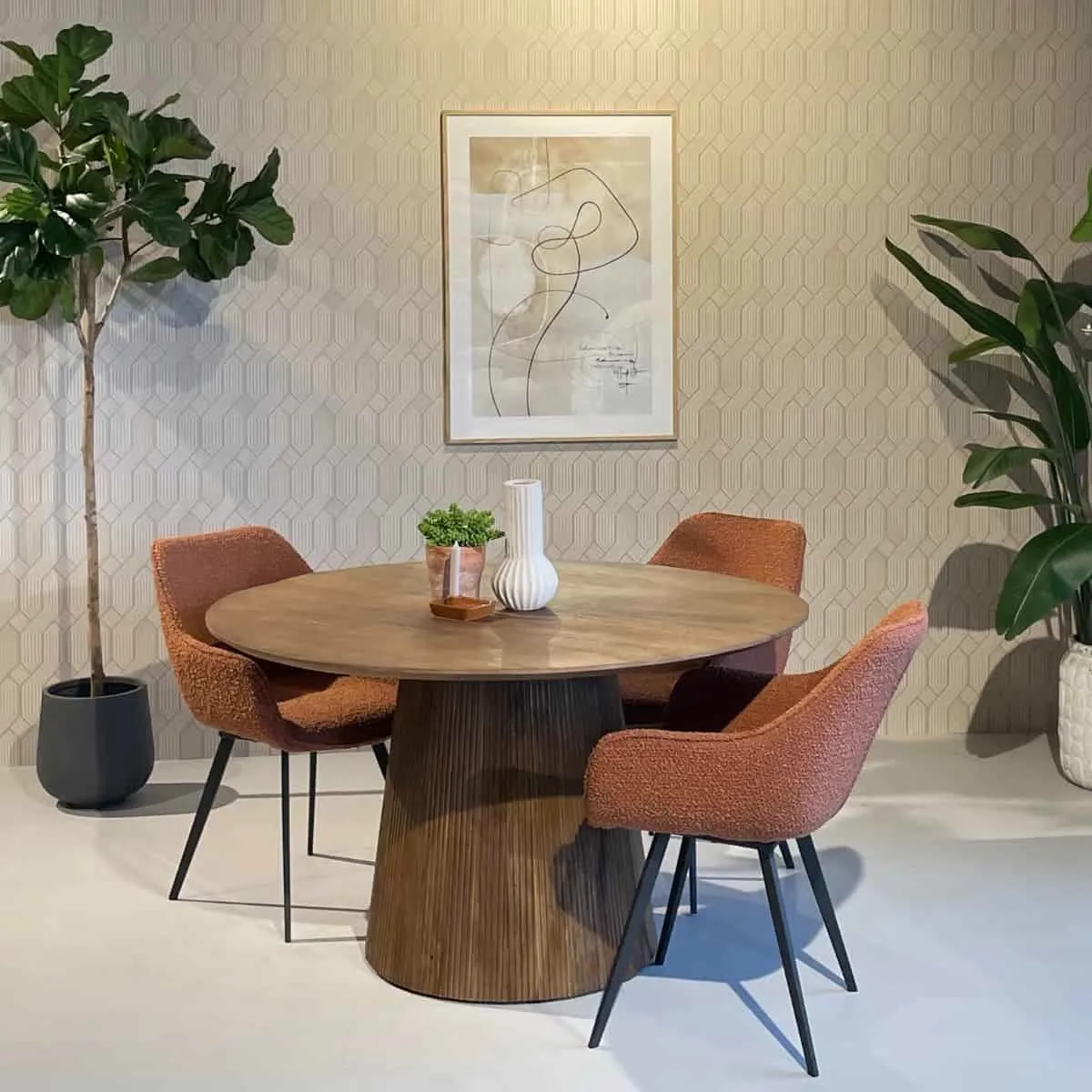 Dining Table Salvator 130cm - Livingfurn
