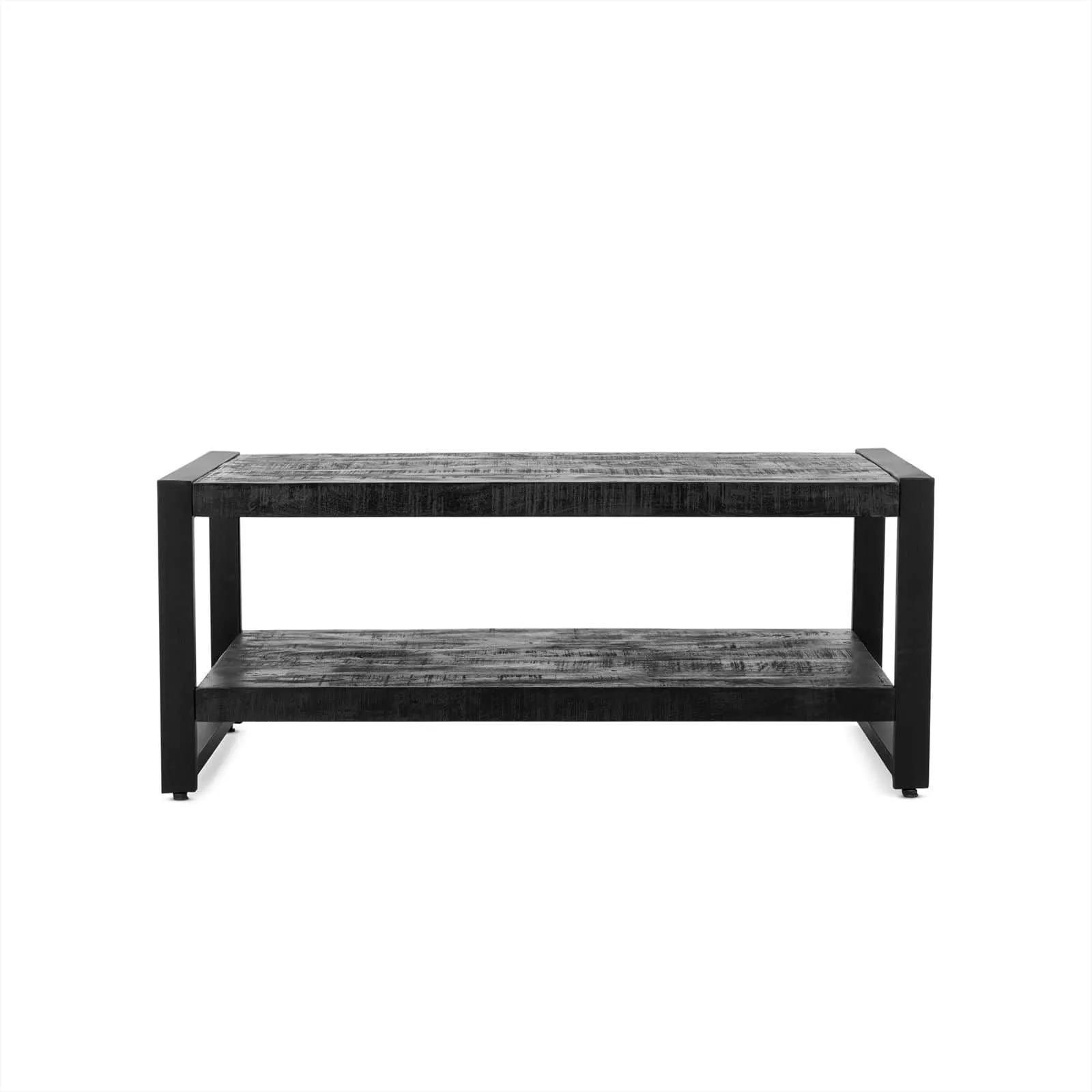 Coffee Table Britt Black with Shelf 110 - Benoa