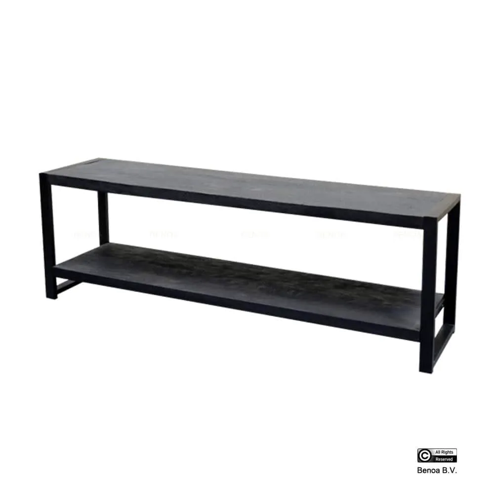 TV unit Britt Black Open 180 - Benoa