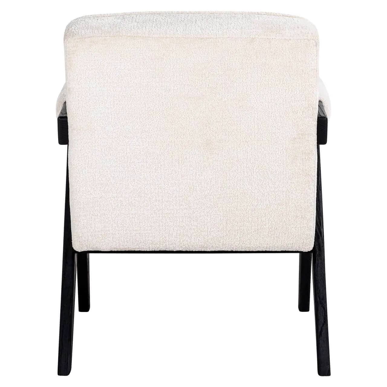Lounge chair Cooper white chenille - Richmond Interiors