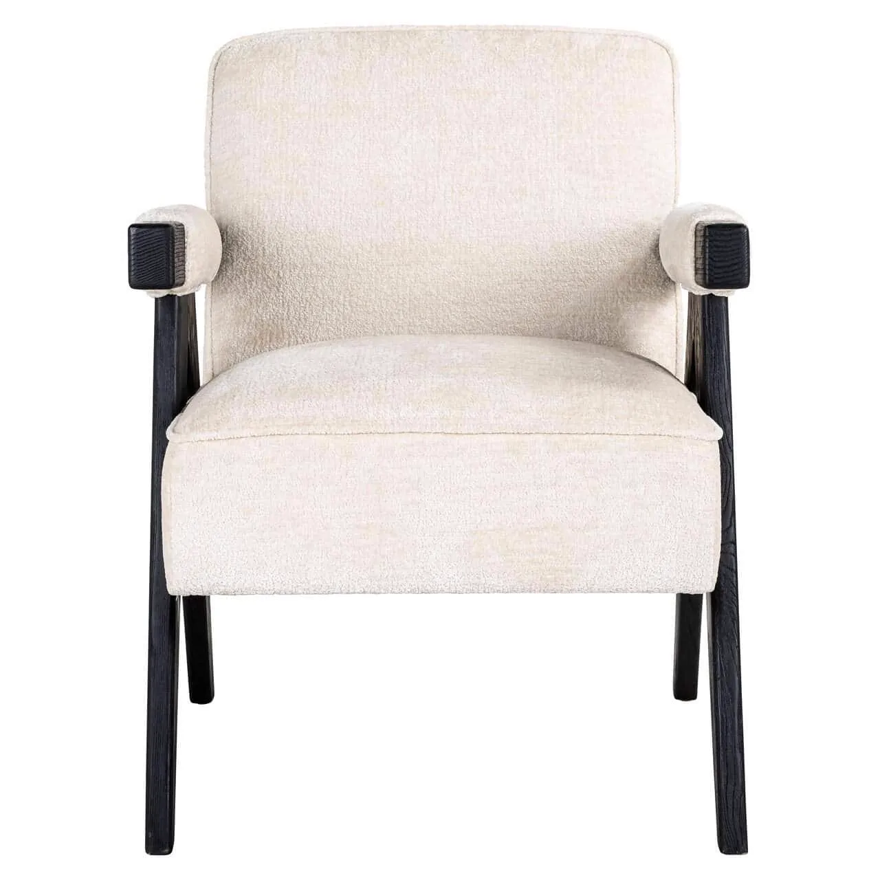Lounge chair Cooper white chenille - Richmond Interiors