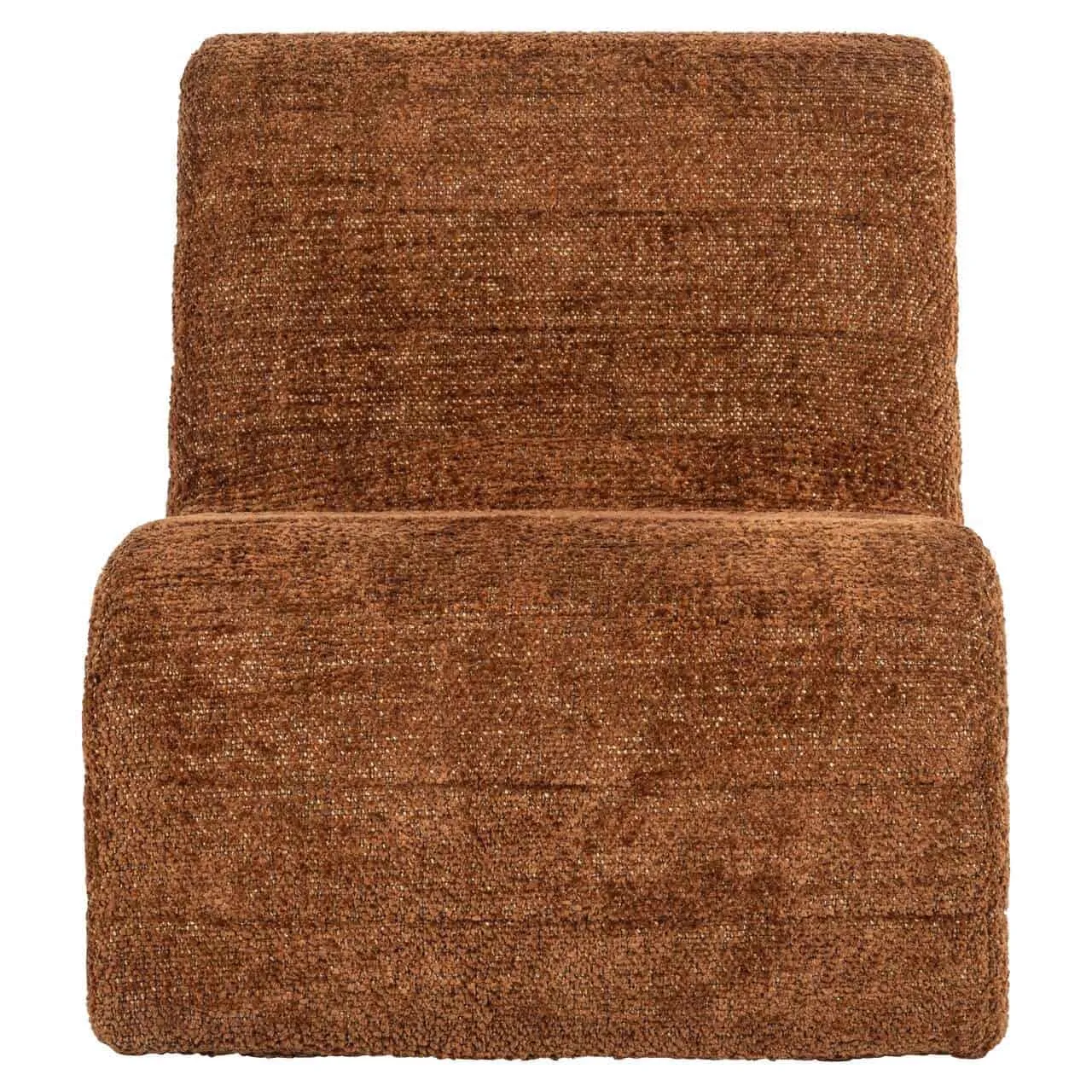 Lounge stoel Kelly lovely cinnamon van bovenaf gezien op een witte achtergrond - Richmond Interiors