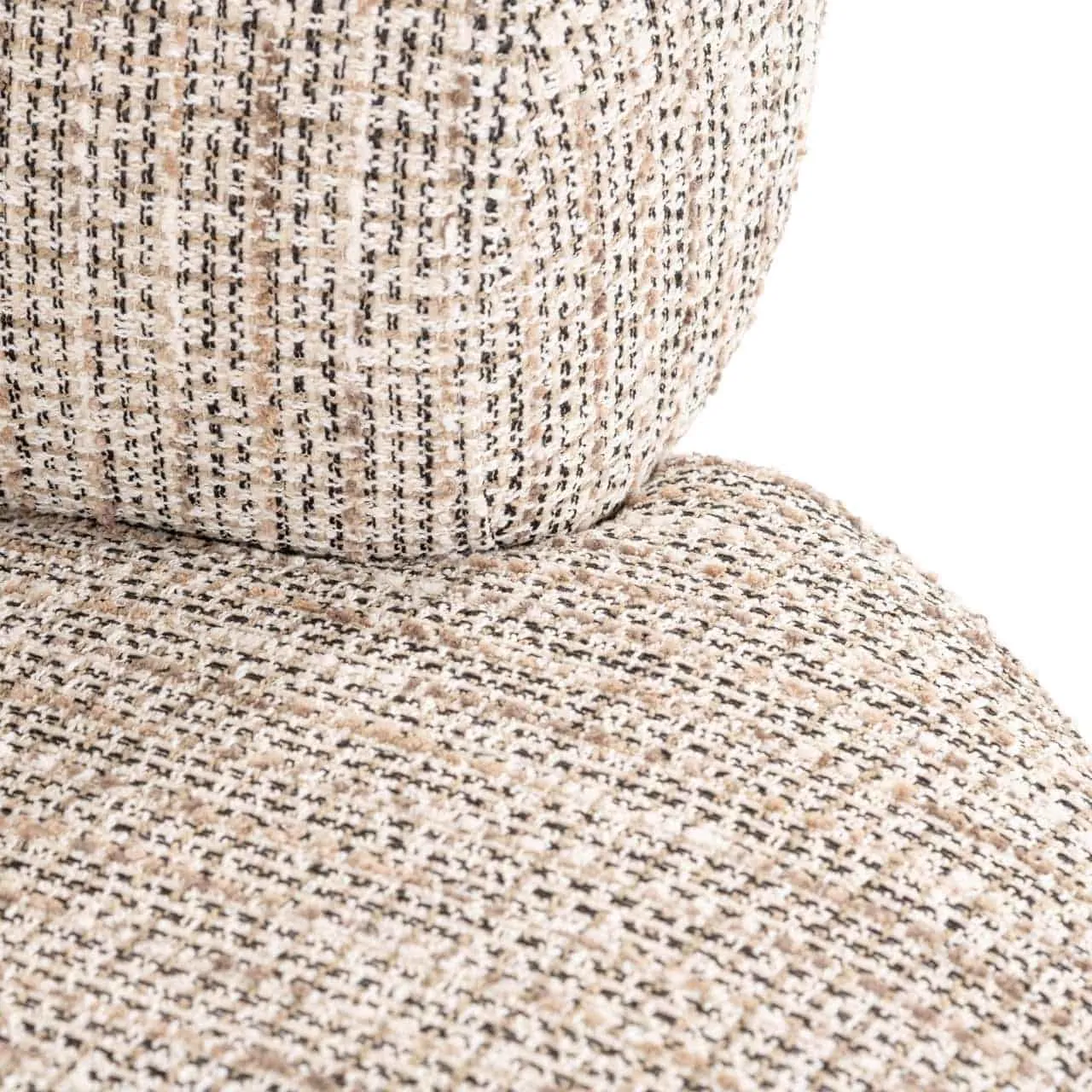 Detailaufnahme des Loungesessel Montana Trendy Nature, mit Fokus auf die Stoffstruktur - Richmond Interiors