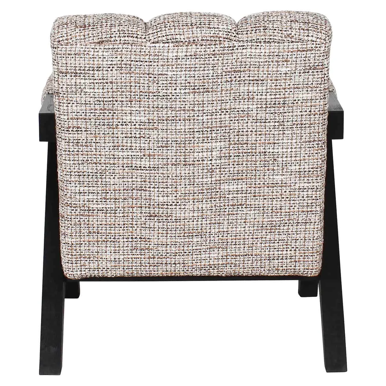 Rückseite des Loungesessels Clover trendy nature auf weißem Hintergrund - Richmond Interiors