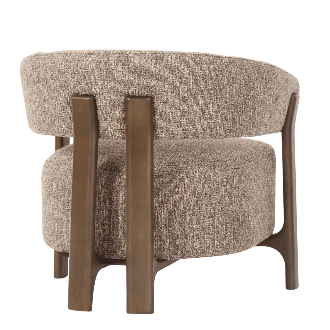 Dalara Lounge Chair brown tweed - Richmond Interiors