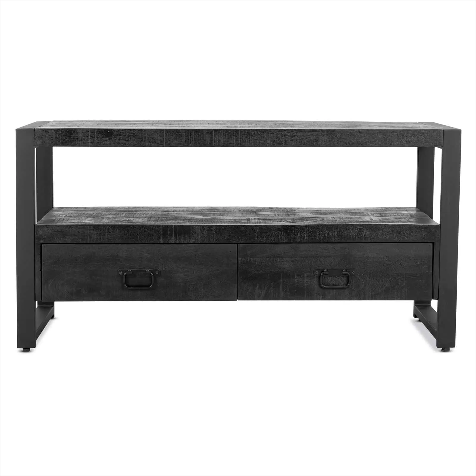TV Unit Britt Black with Drawers 120 - Benoa