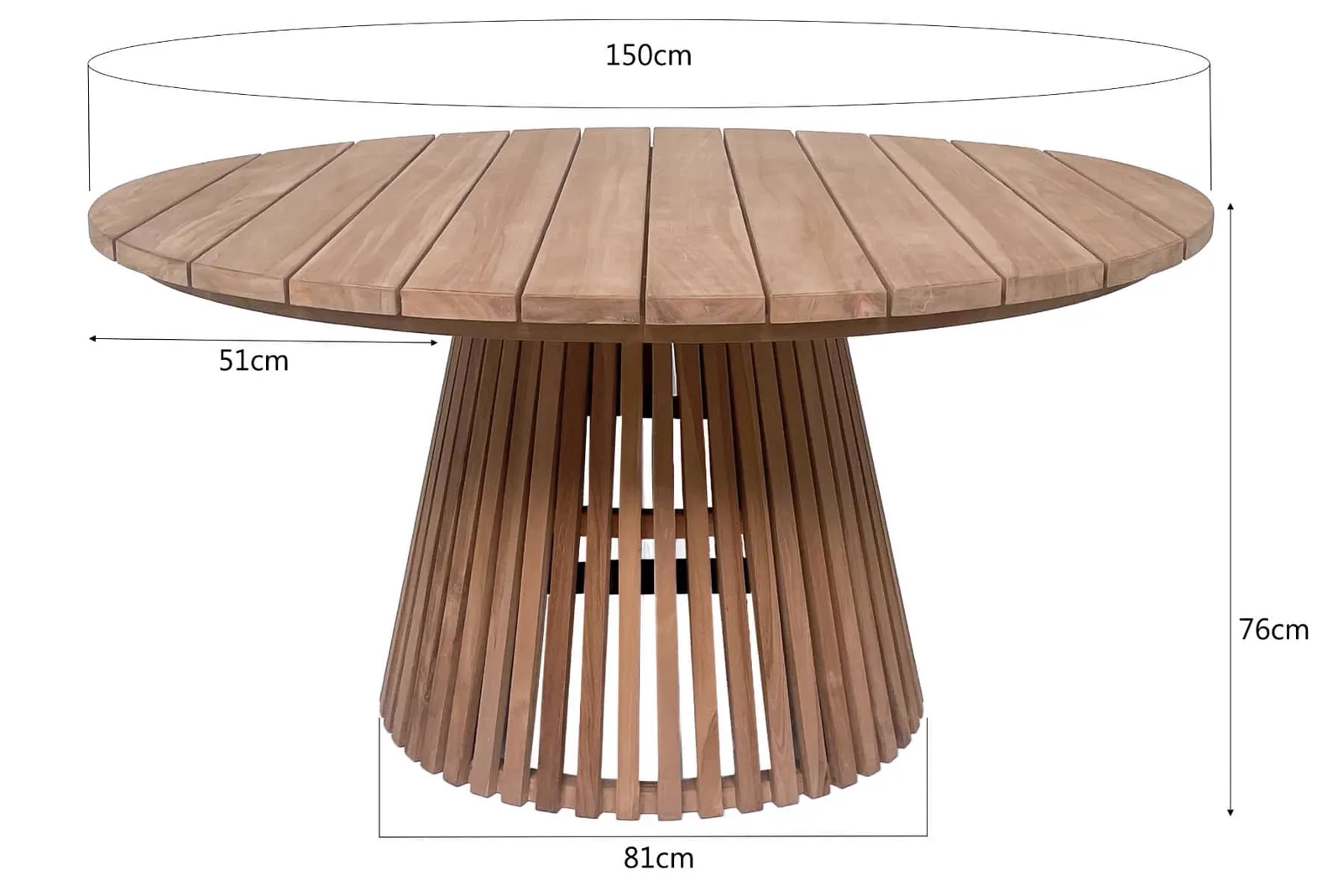 Cindo Garden Table 150cm - Livingfurn