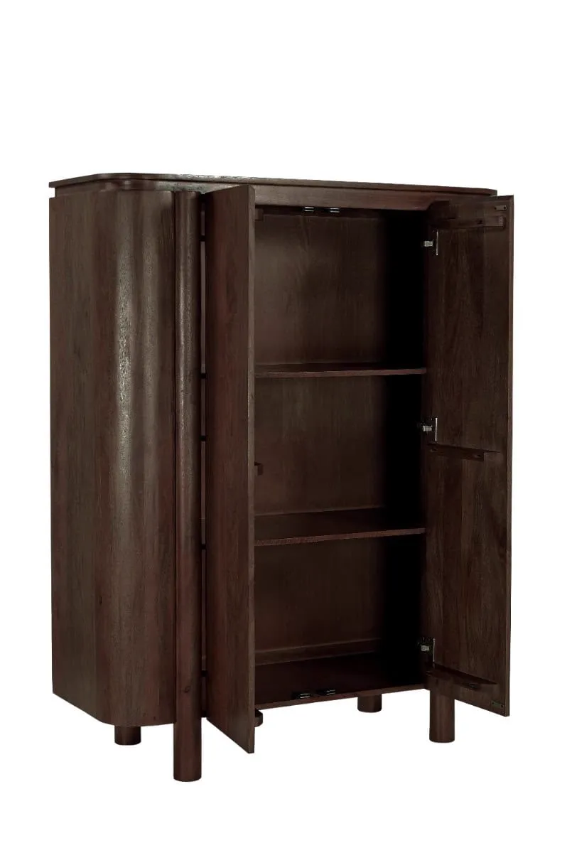 Storage Cabinet Salano Brown 150 cm - Livingfurn