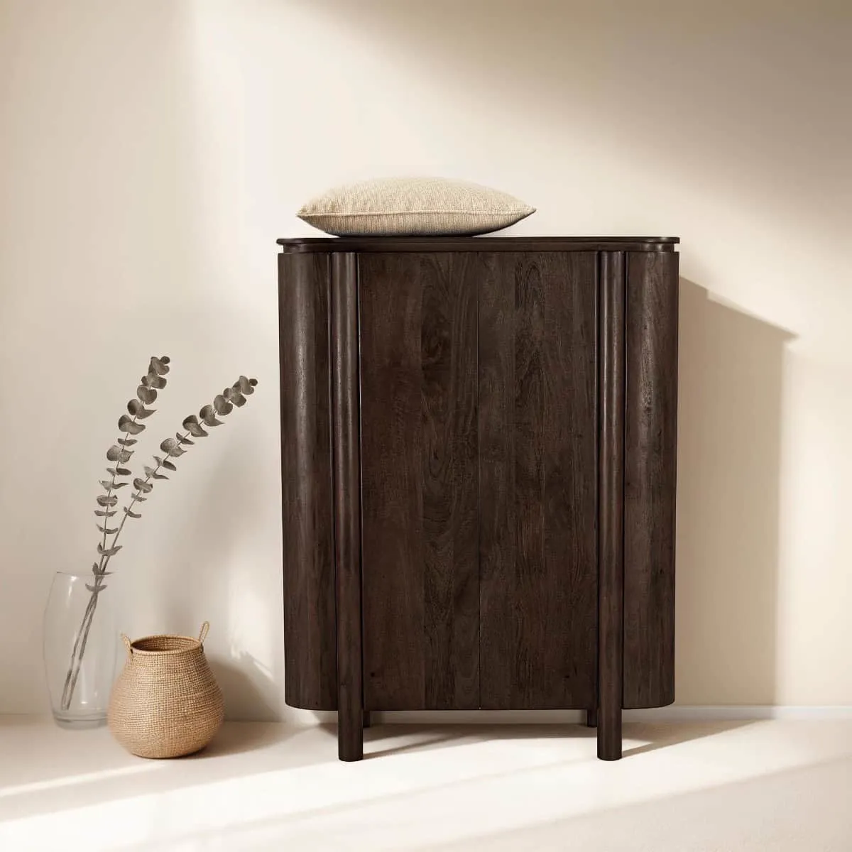 Storage Cabinet Salano Brown 150 cm - Livingfurn