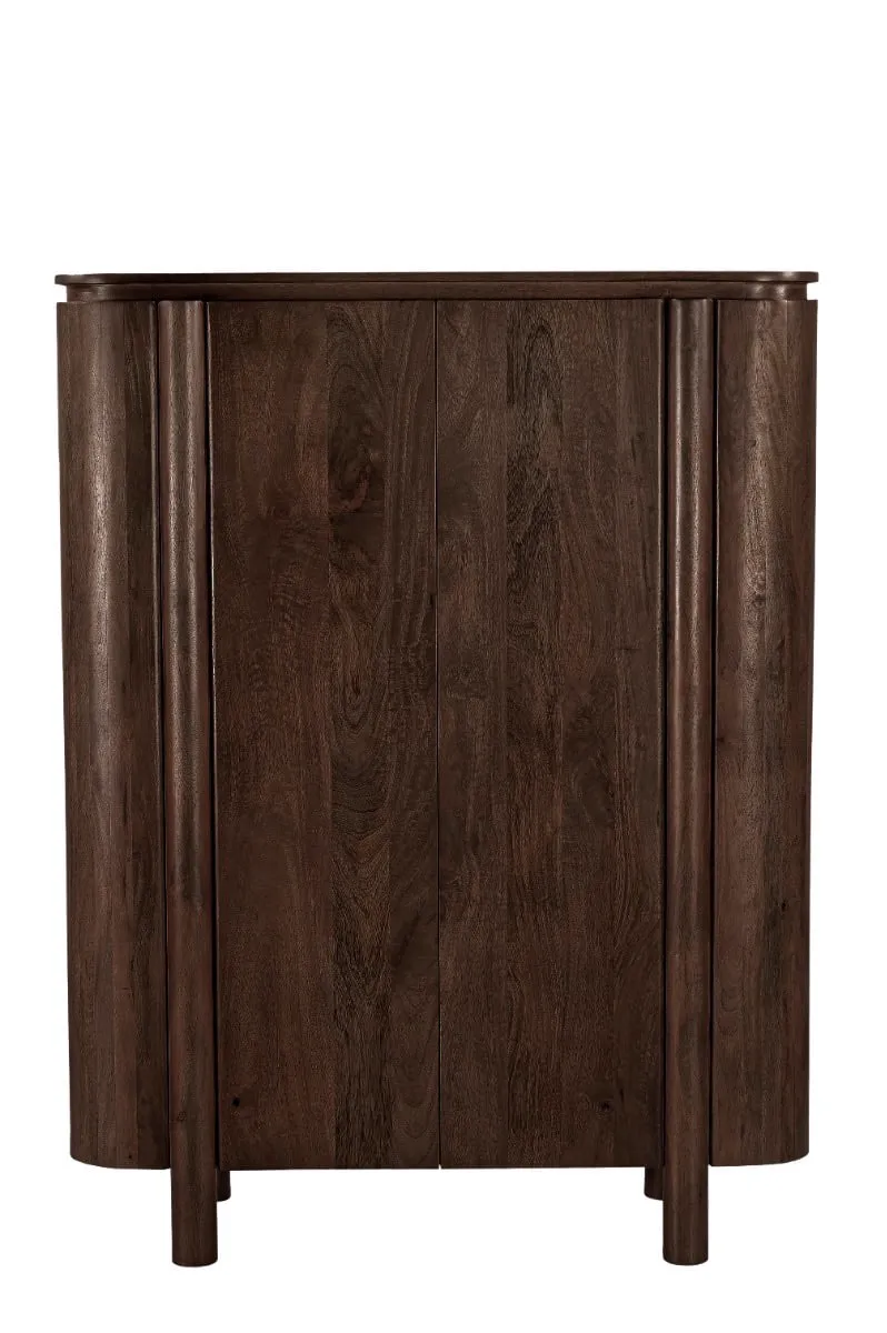 Storage Cabinet Salano Brown 150 cm - Livingfurn