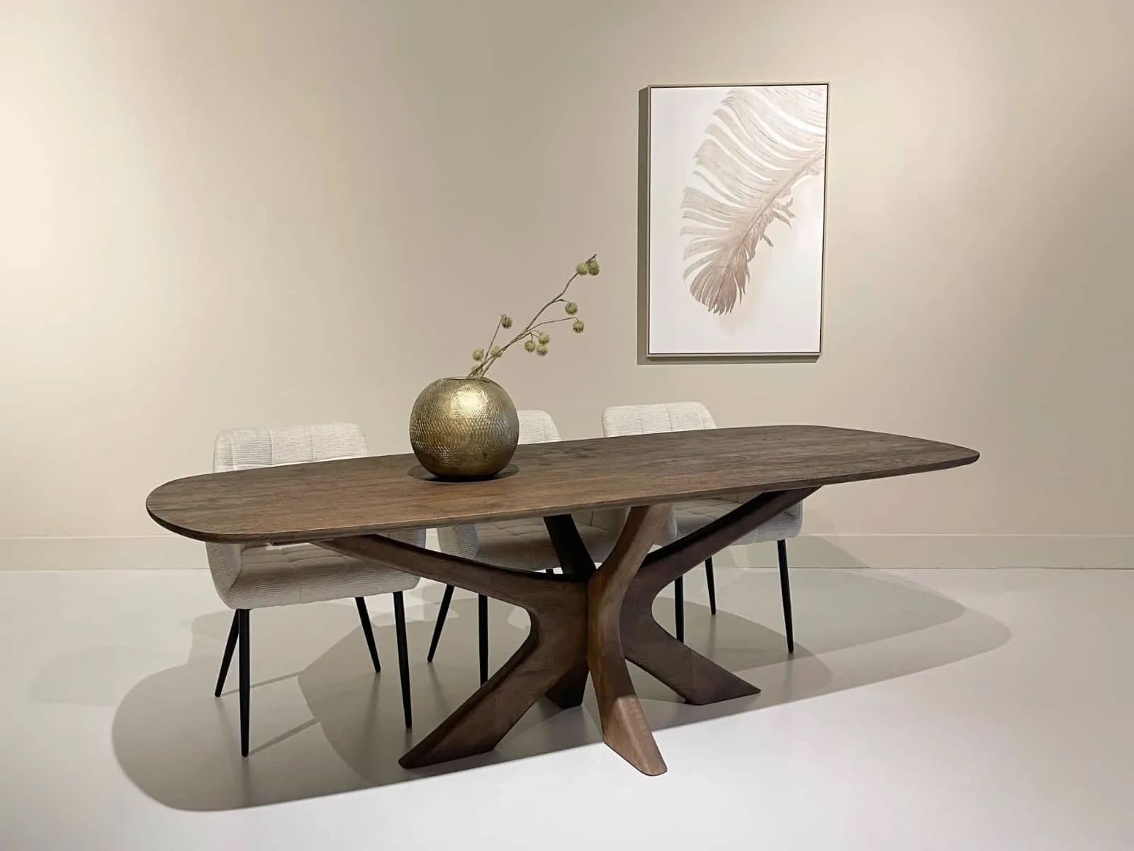 Dining Table Montreaux Brown 250cm - Brix