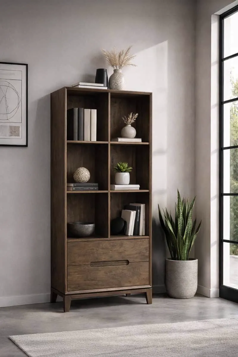 Cortez Bookcase 83 cm - Livingfurn