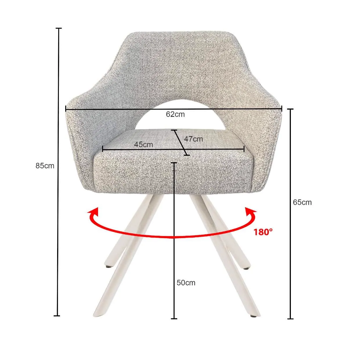 Dining Chair Helen Sand Natural - Livingfurn