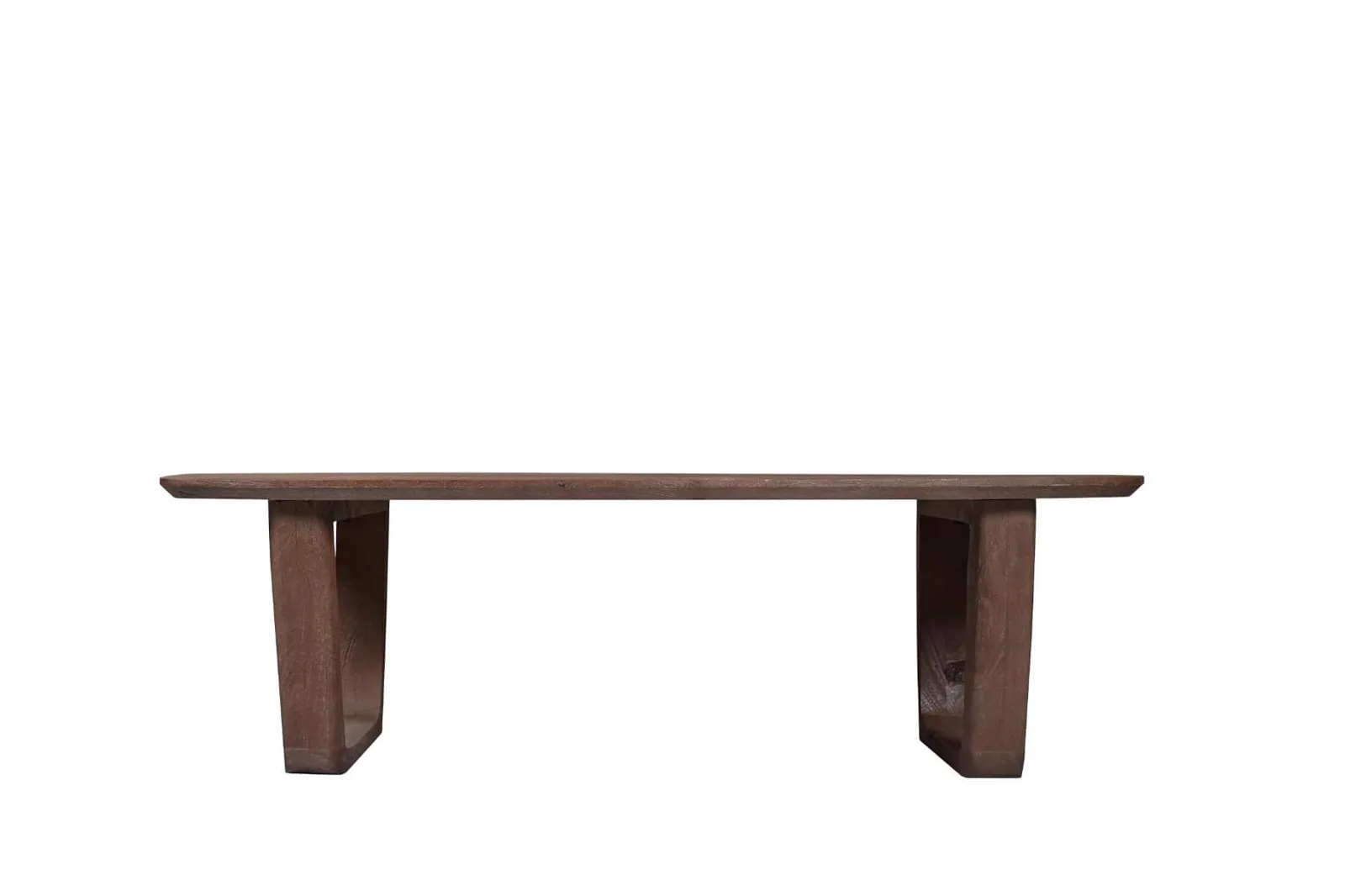 Couchtisch Cortez 130cm auf weißem Hintergrund, von vorne fotografiert - Livingfurn