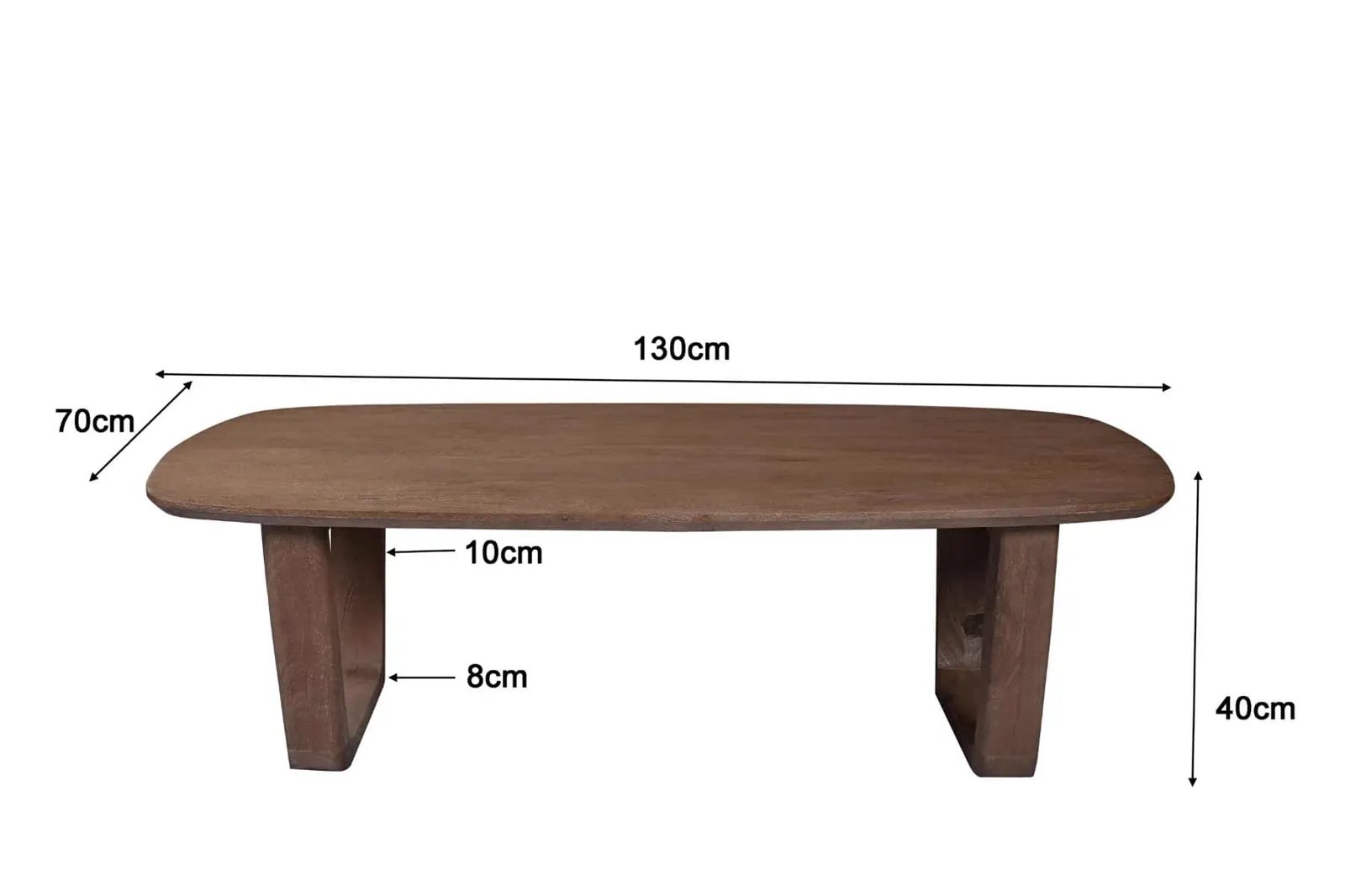 Cortez Coffee Table 130cm - Livingfurn