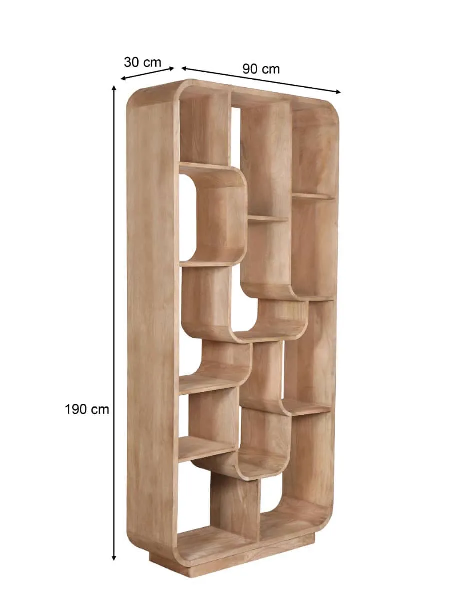 Logan Almond Bookcase - Brix