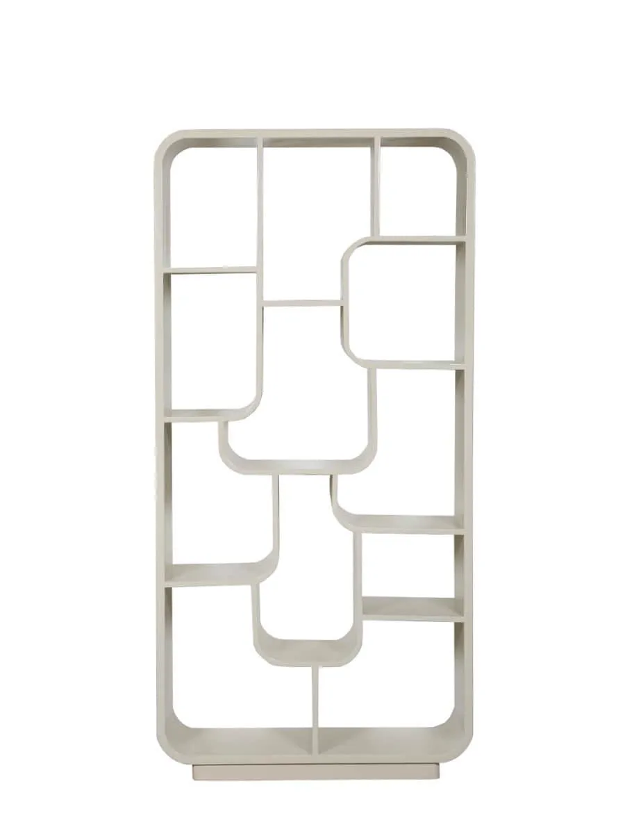 Bookcase Logan Off White - Brix