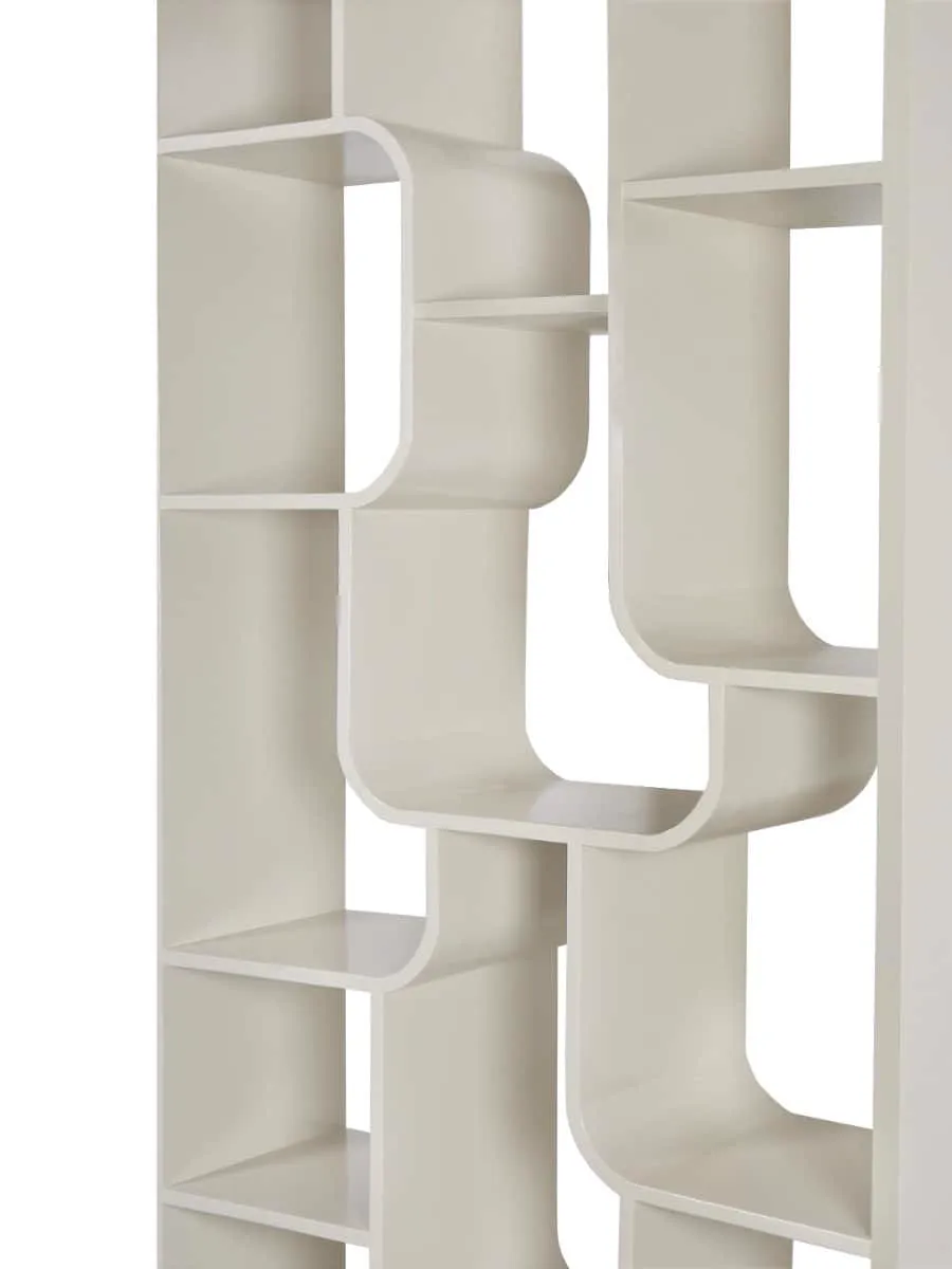 Bookcase Logan Off White - Brix