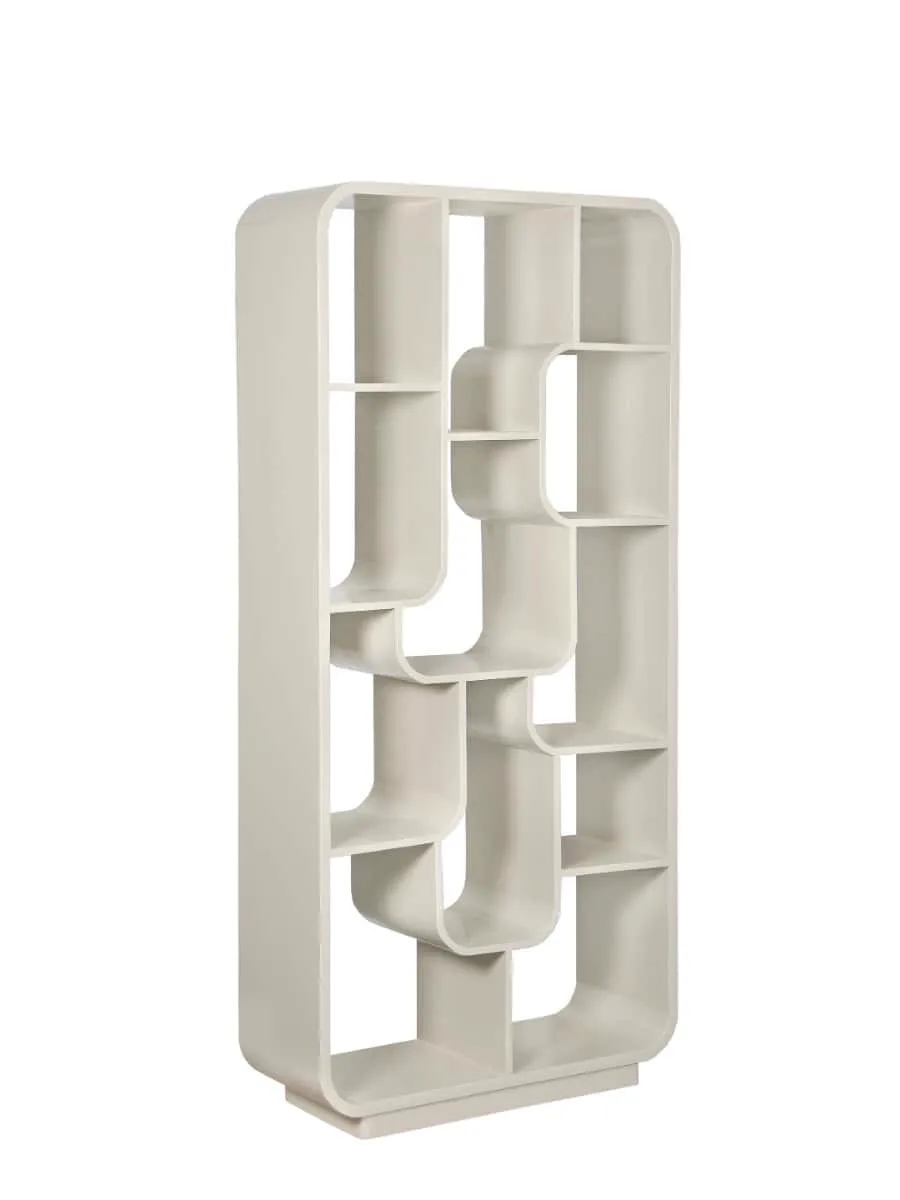 Bookcase Logan Off White - Brix