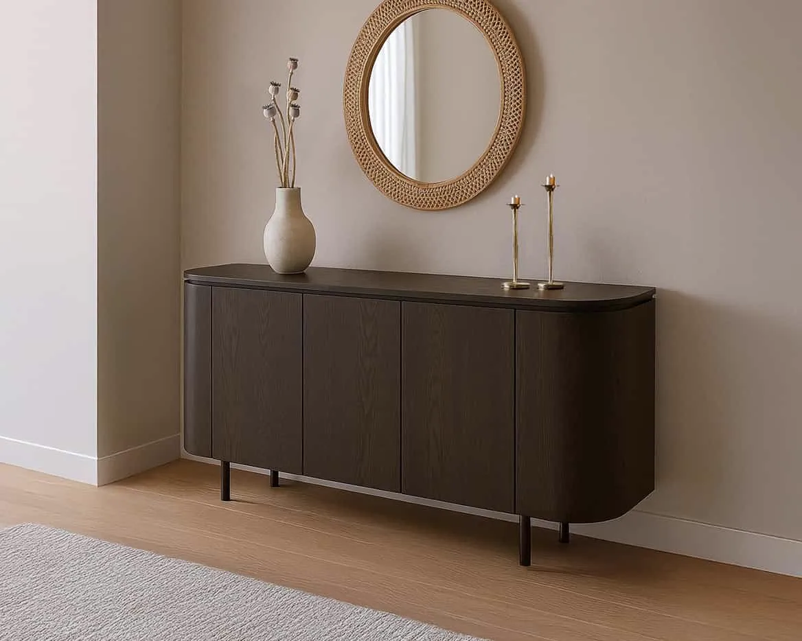 Sideboard Tobago Espresso 170cm - Livingfurn