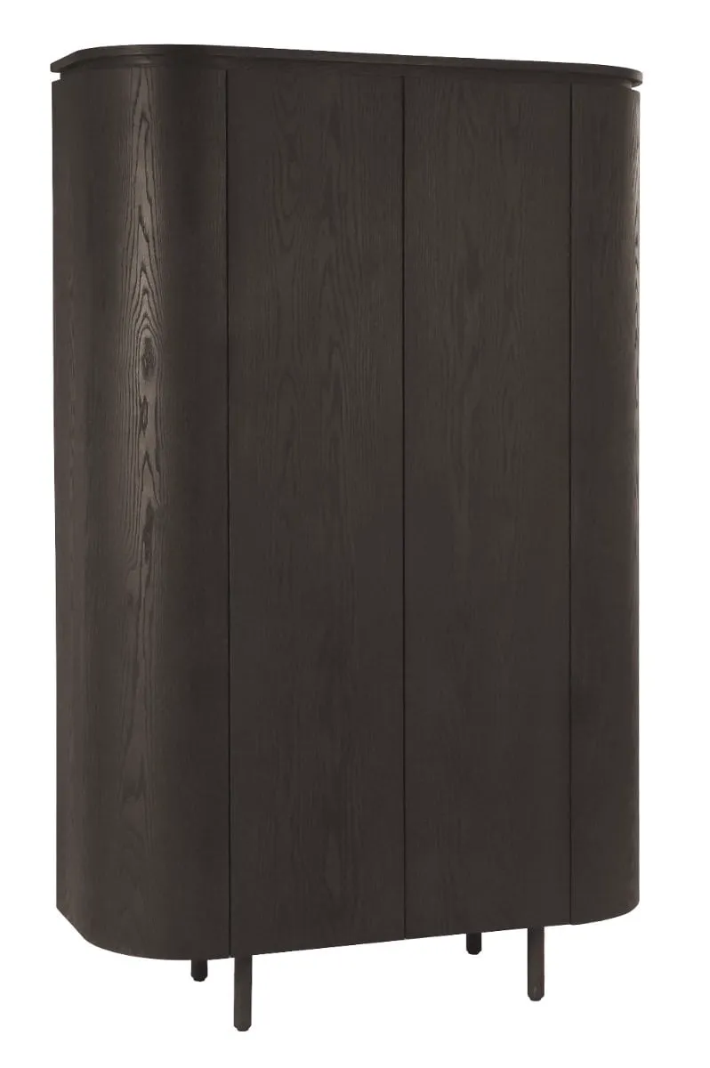 Tobago Espresso Storage Cabinet 180cm - Livingfurn