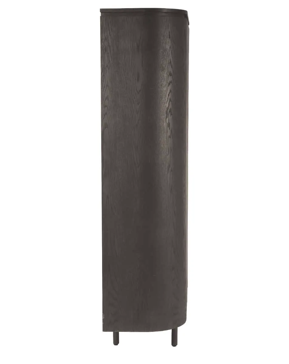 Tobago Espresso Storage Cabinet 180cm - Livingfurn