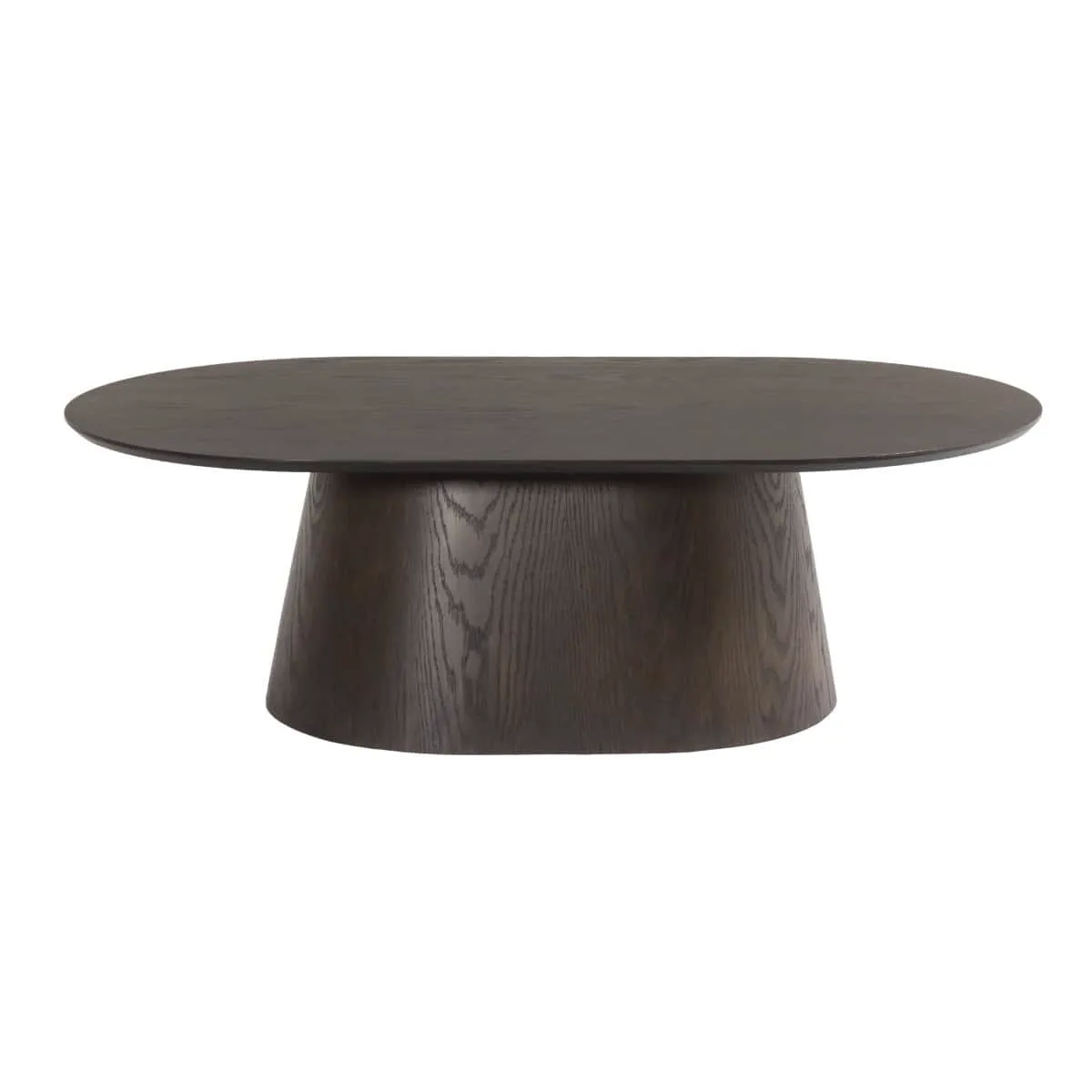Coffee Table Novero Espresso Oval 120cm - Livingfurn