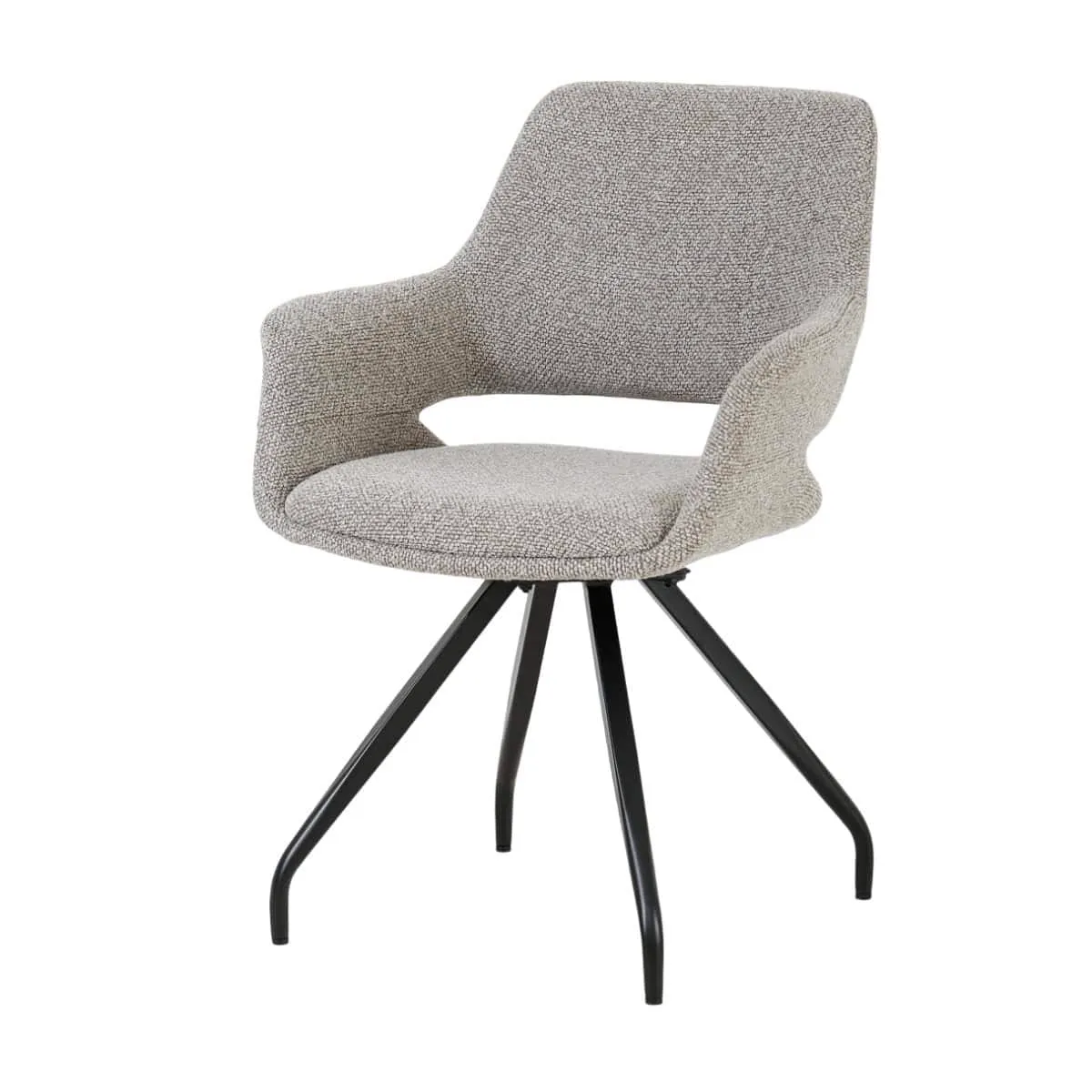 Capp Dining Chair Taupe - Livingfurn