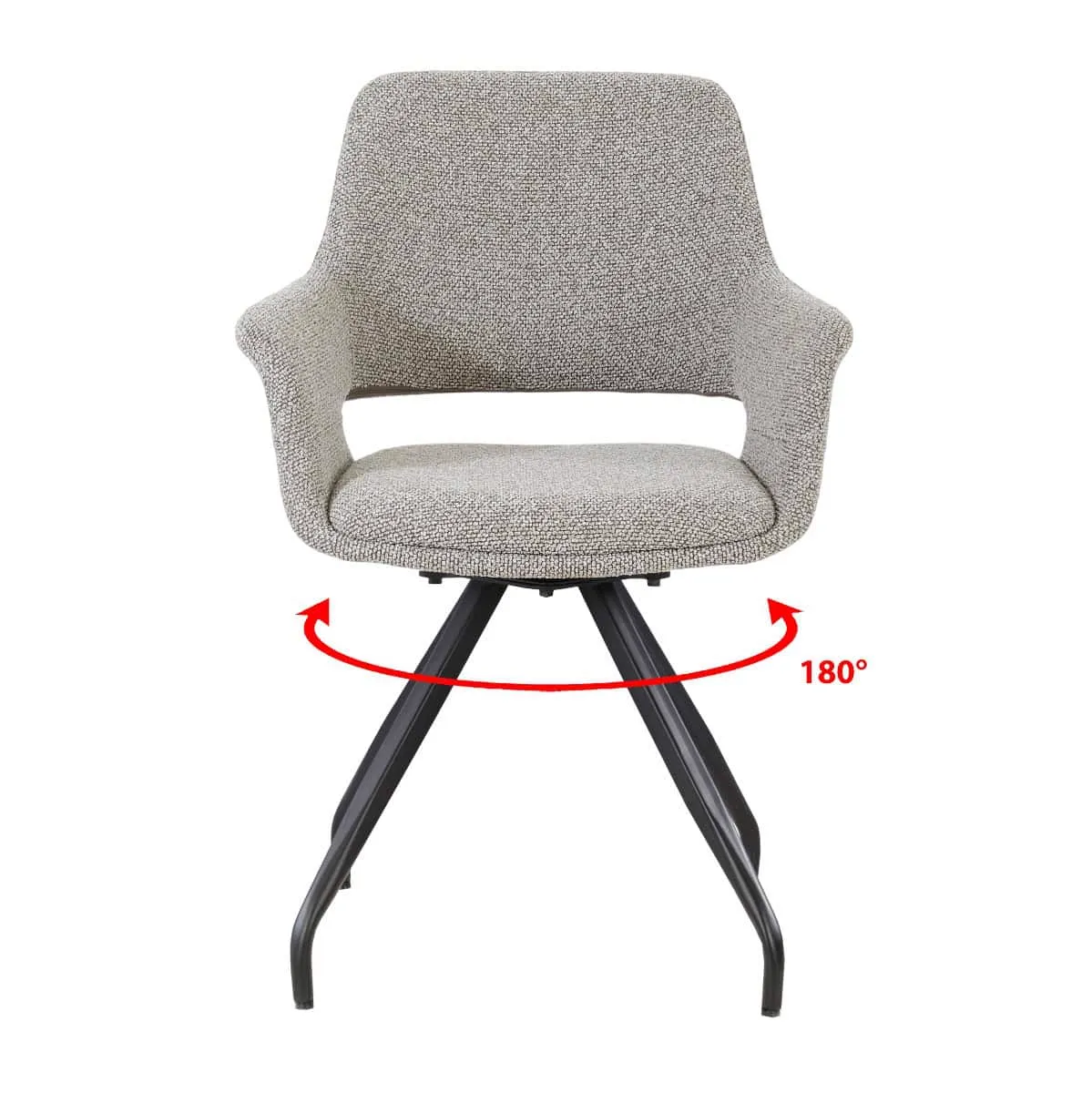 Capp Dining Chair Taupe - Livingfurn