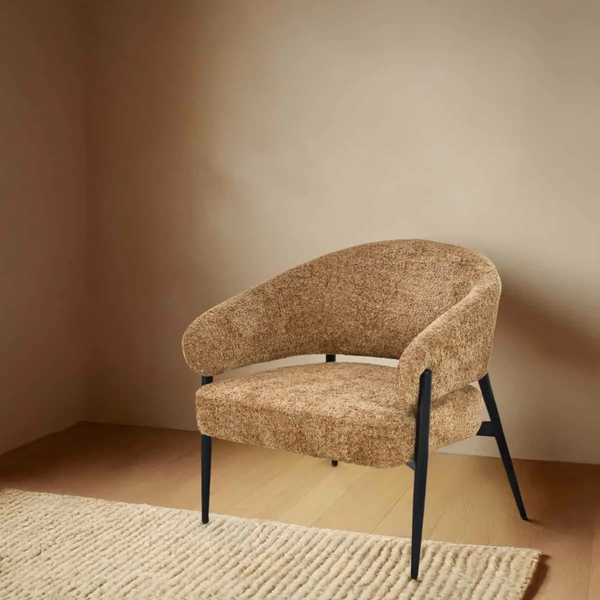 Dilan Armchair Venga Cognac - Livingfurn