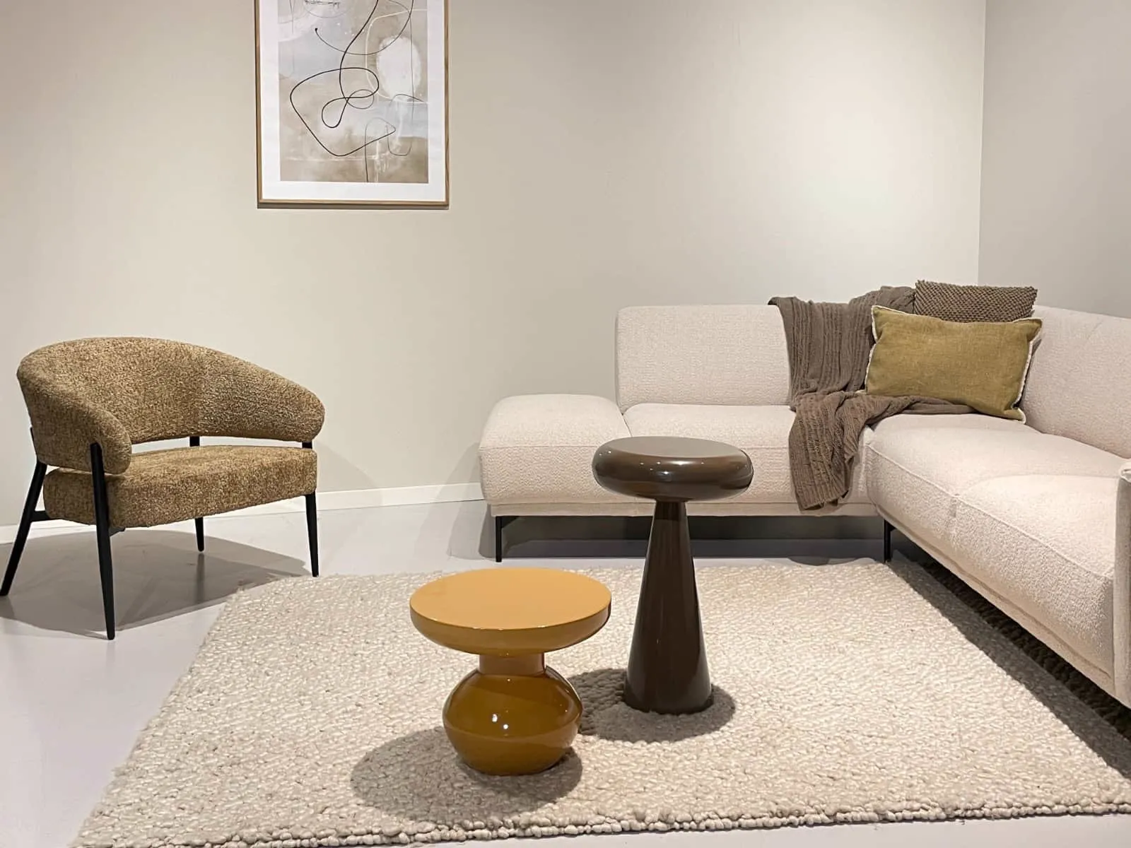 Dilan Armchair Venga Cognac - Livingfurn